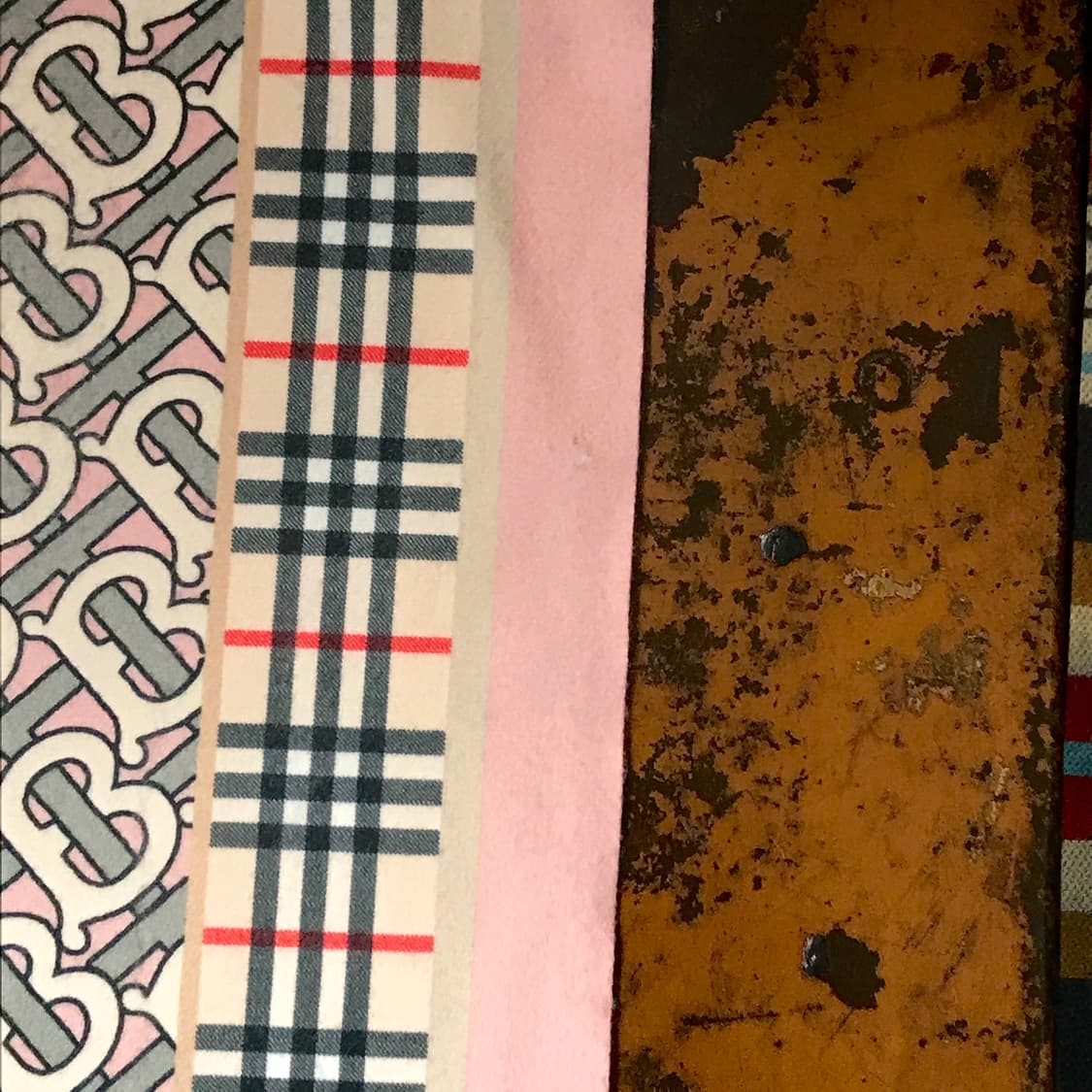 버버리 캐시미어 실크 혼방 빅 머플러 남녀공용  상품이미지7