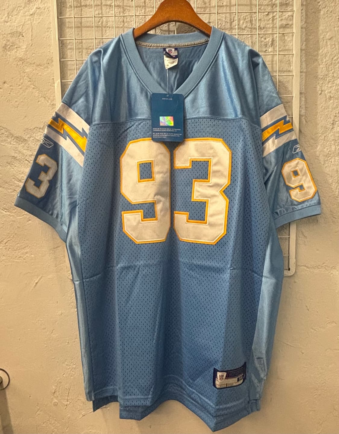 NFL X 리복 LA 차저스 유니폼 져지 2XL 상품이미지1