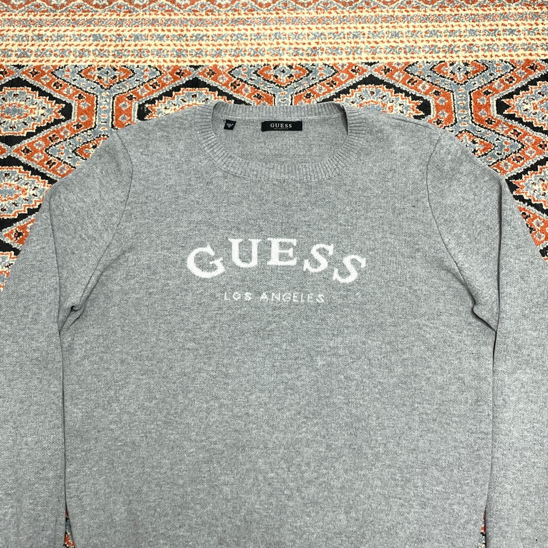 아디다스 삼각로고 삼선 그레이 기모 맨투맨 남성110  상품이미지2