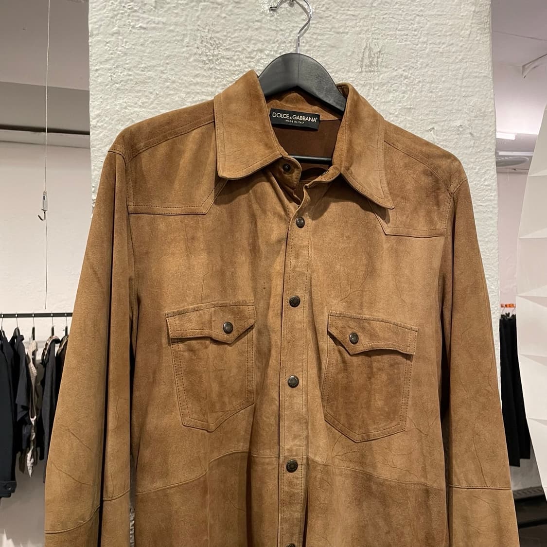 돌체앤가바나 스웨이드 웨스턴 셔츠 상품이미지2