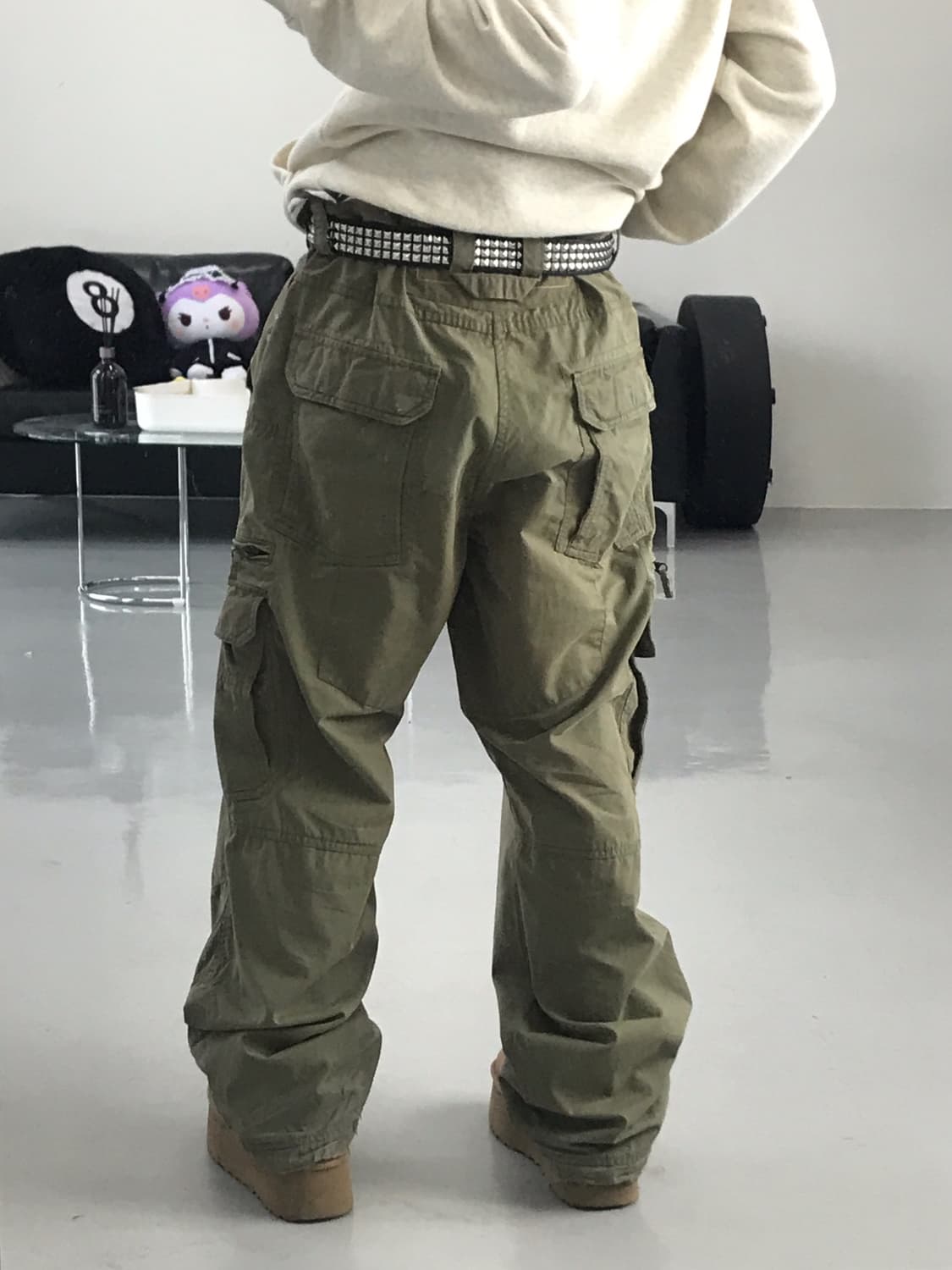  Vtg Khaki Caro Pocket Trousers 상품이미지3