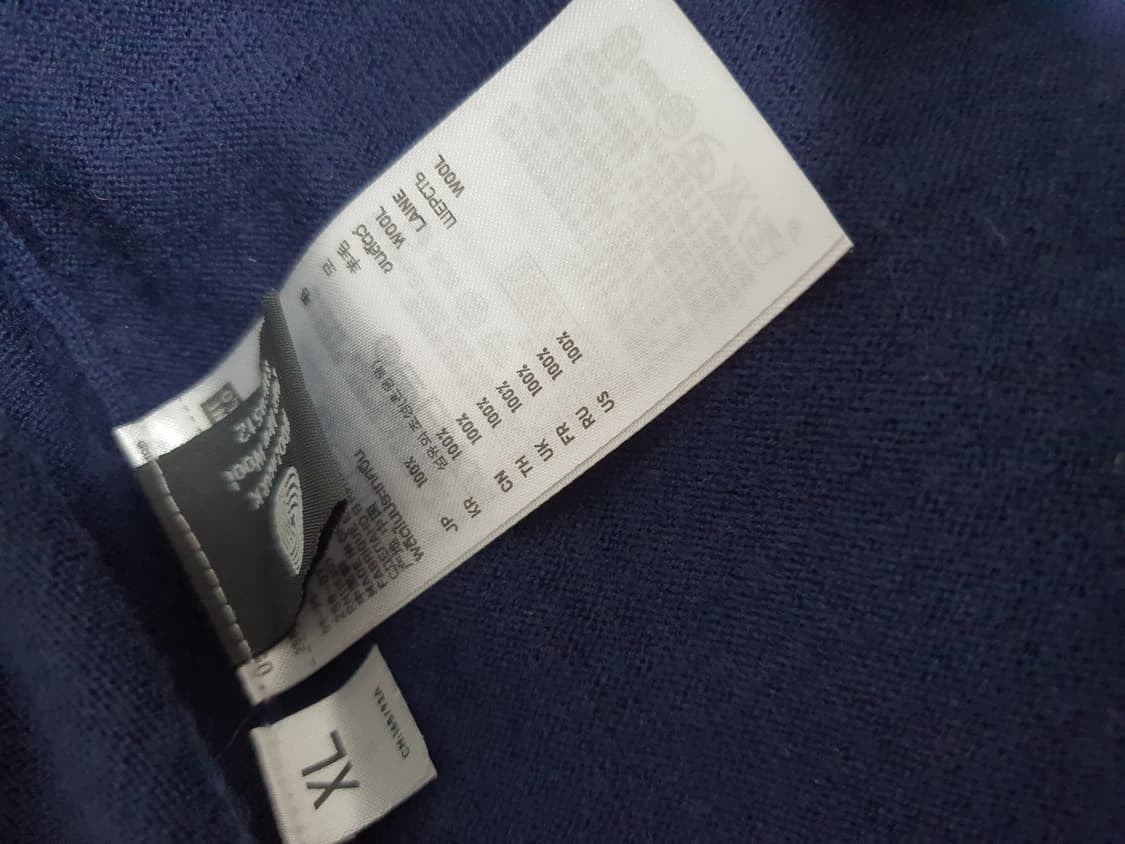 유니클로 울100 하프롱 가디건 L  55 반~66반 상품이미지5