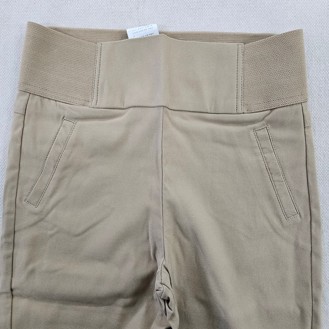 [66] 새상품 예쎄 여성 스판 밴딩 일자 팬츠 0120Y2 상품이미지4