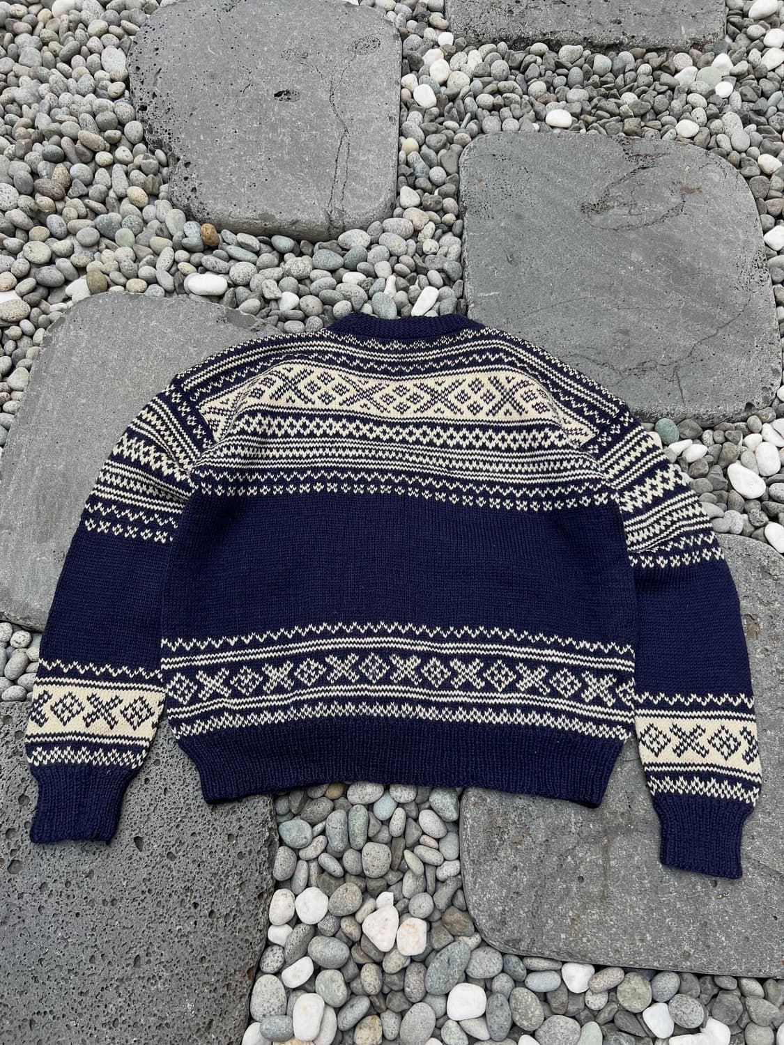 OLD VINTAGE NORDIC HAND KNIT 노르딕니트가디건 상품이미지2