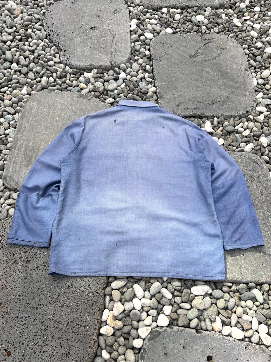 HARD FADED BLUE VINTAGE WASHING 프렌치워크자켓 상품이미지2