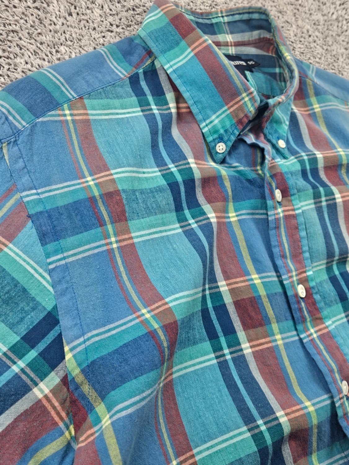 폴로랄프로렌 체크 하프 반팔 셔츠 ( 95 ) / 11918 상품이미지6