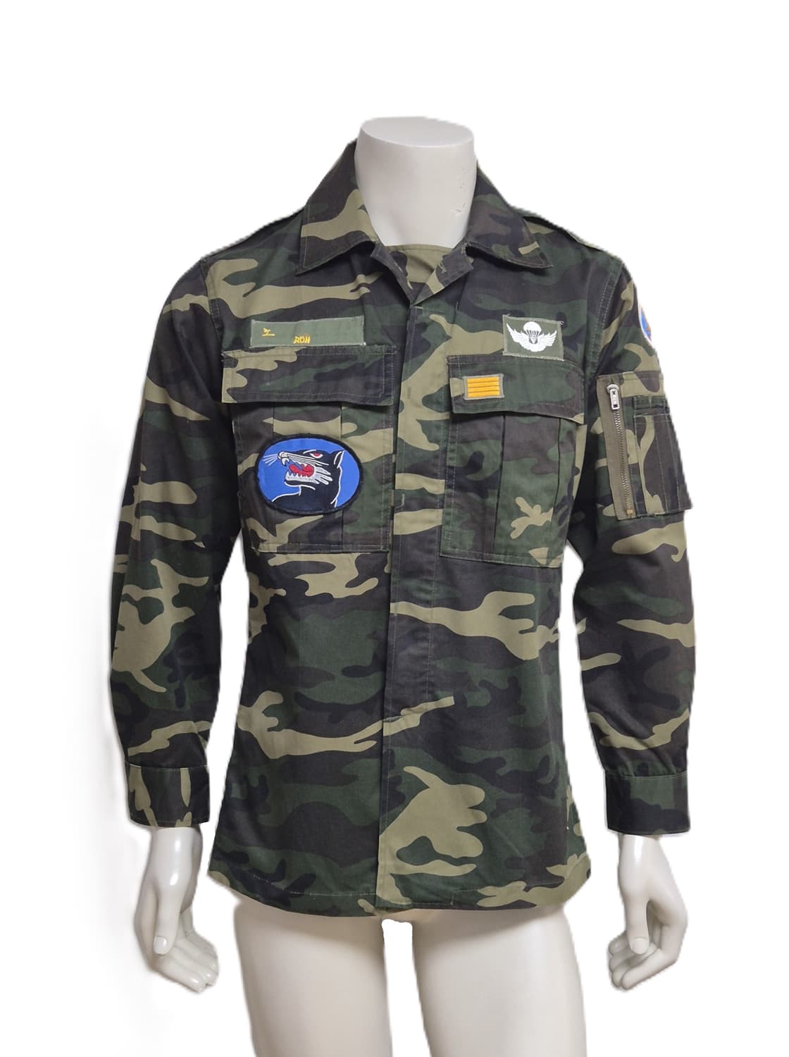 육군 구형 13공수특전여단 병장 후기형 독사복 전투복 상의 자켓 (M) 상품이미지1