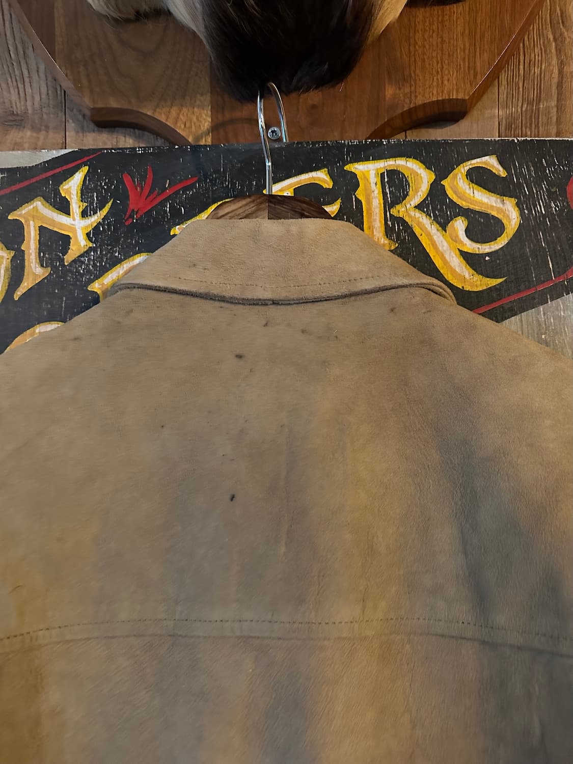 50s USA Dear Skin Suede Leather Jacket 상품이미지5