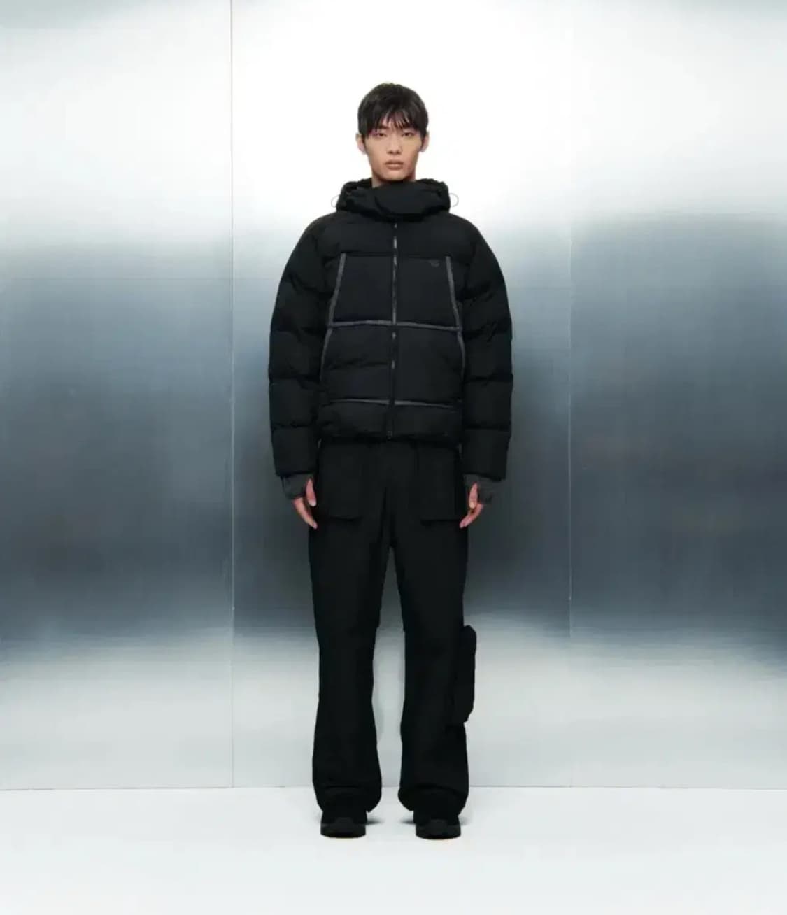 산산기어 패딩 1사이즈 TAPED PUFFER JACKET 상품이미지1