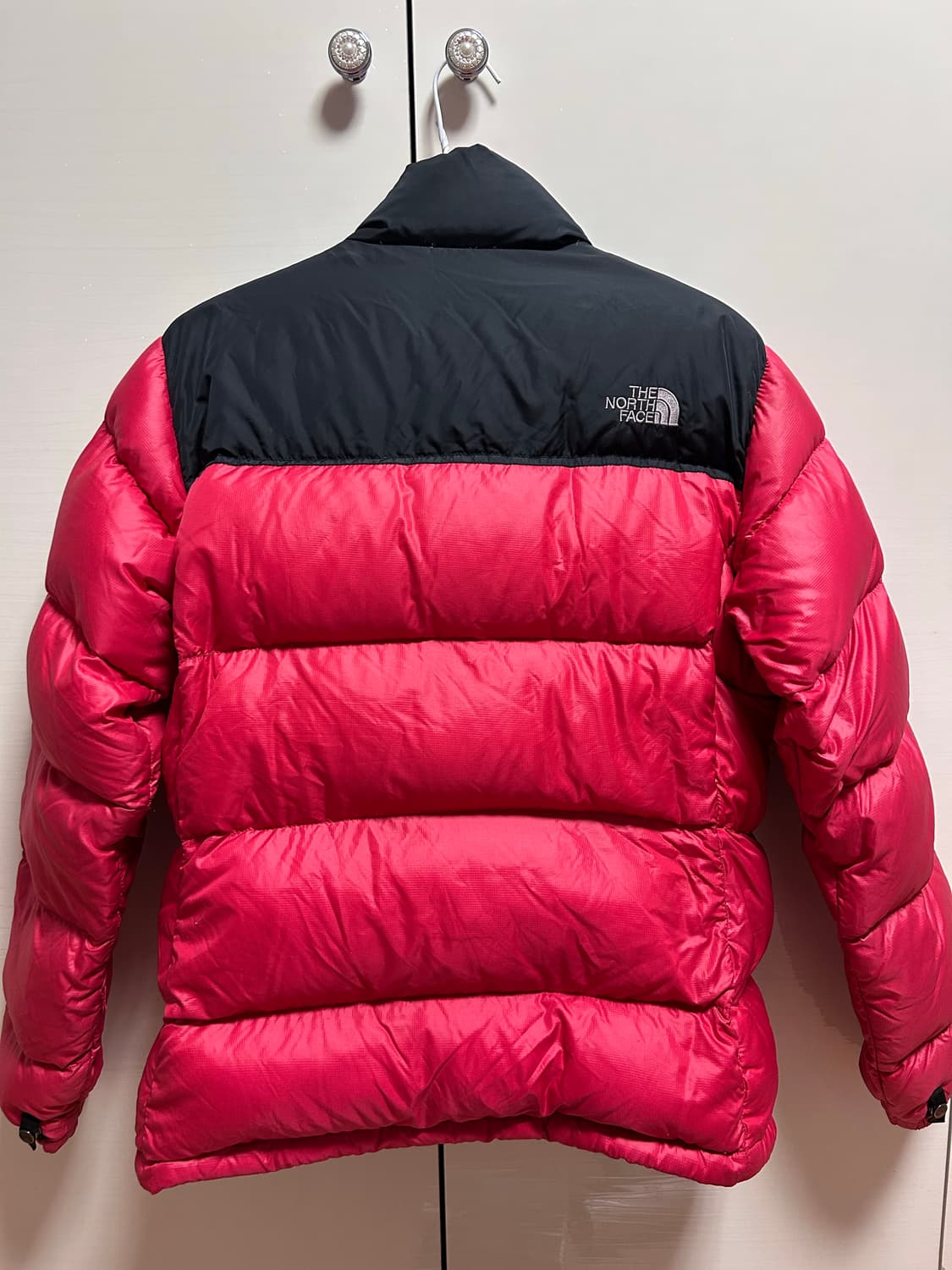 노스페이스 700 눕시 패딩 90 레드 상품이미지3