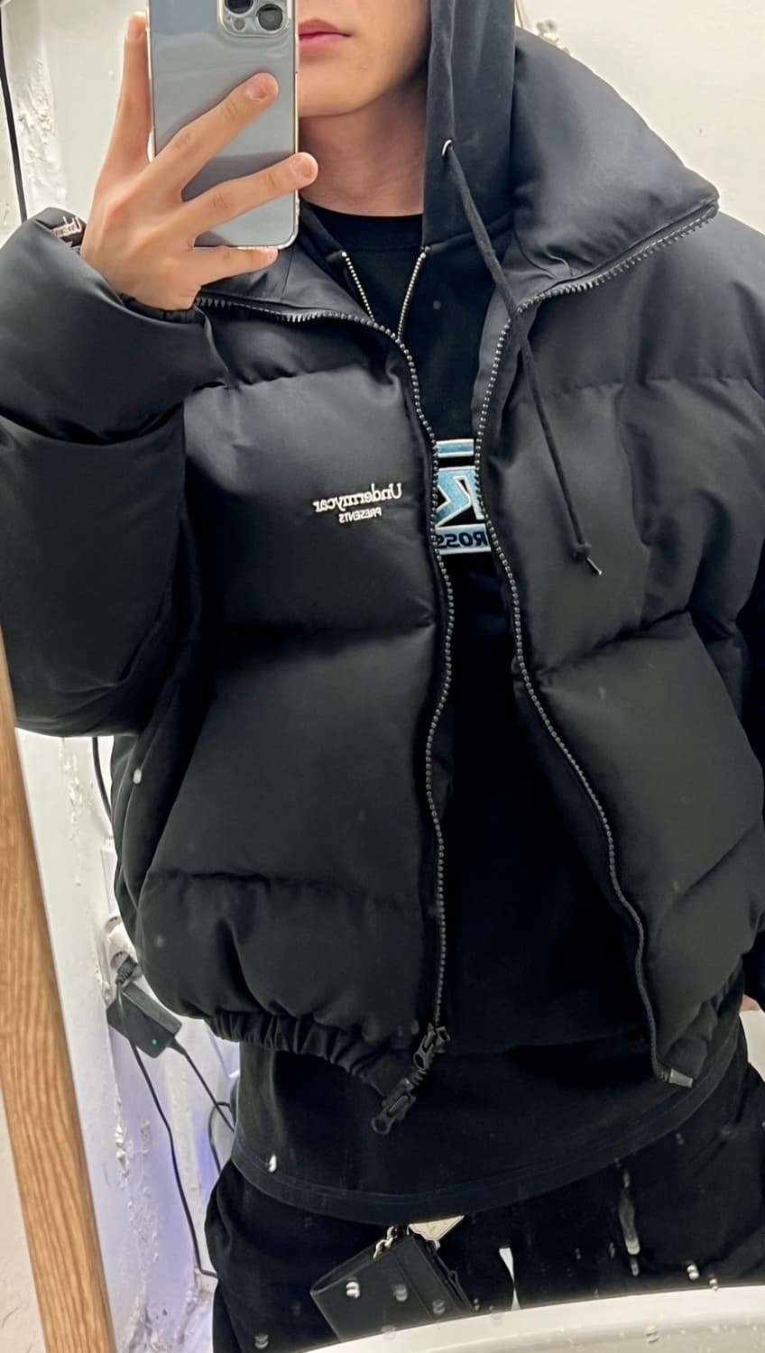 아비렉스 XLARGE 일본 한정 콜라보 크롭 후드 상품이미지10