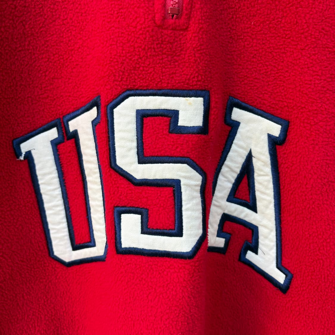 Vintage 빈티지 90s made in usa 플리스 후리스 풀오버 상품이미지3