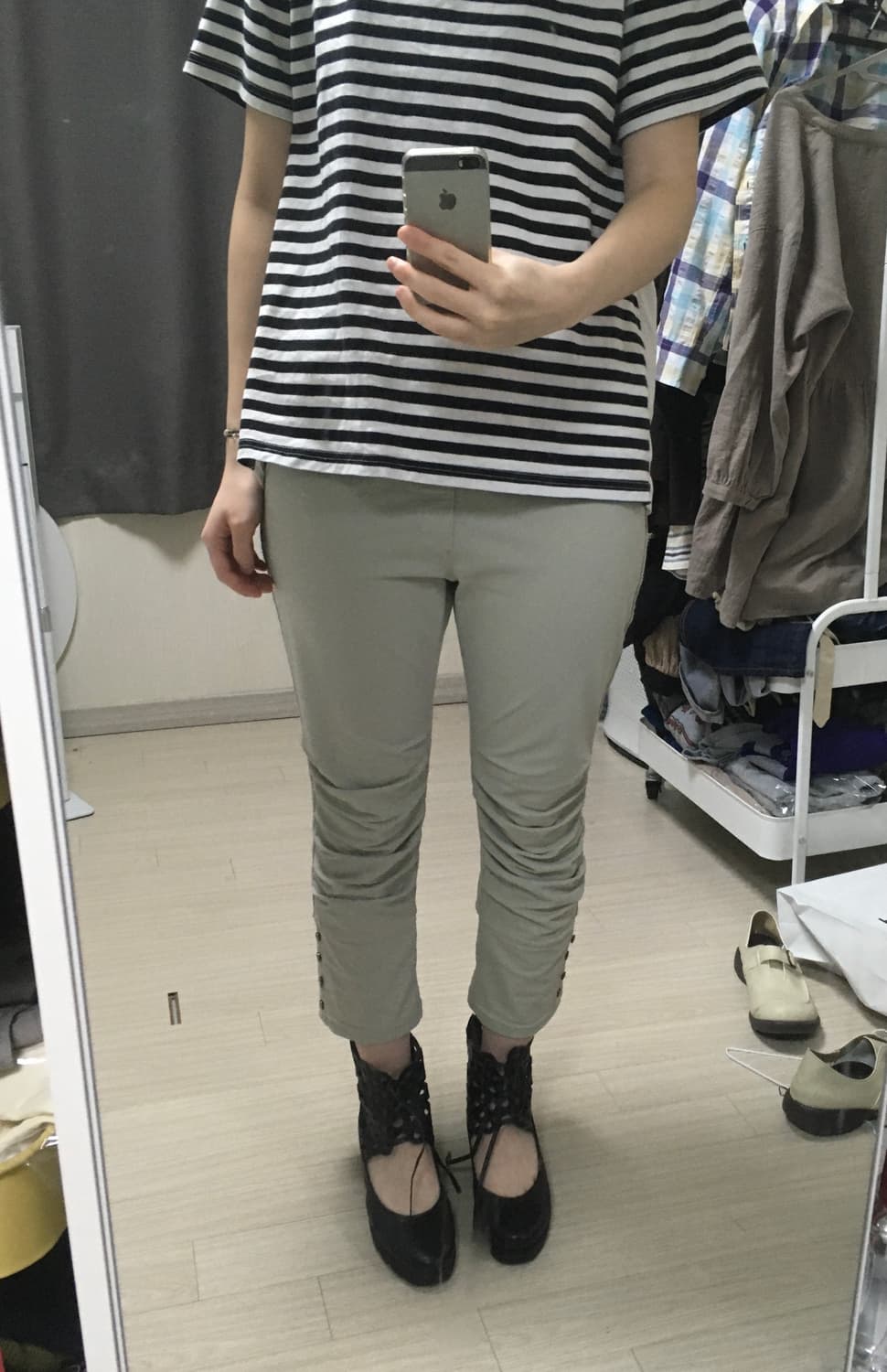 Layerd Stripe shirts T 상품이미지7