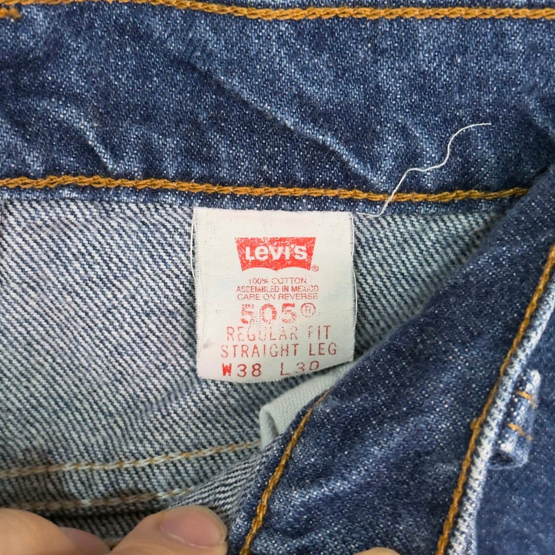 90s 리바이스 505 데님팬츠 W38 L30 상품이미지6