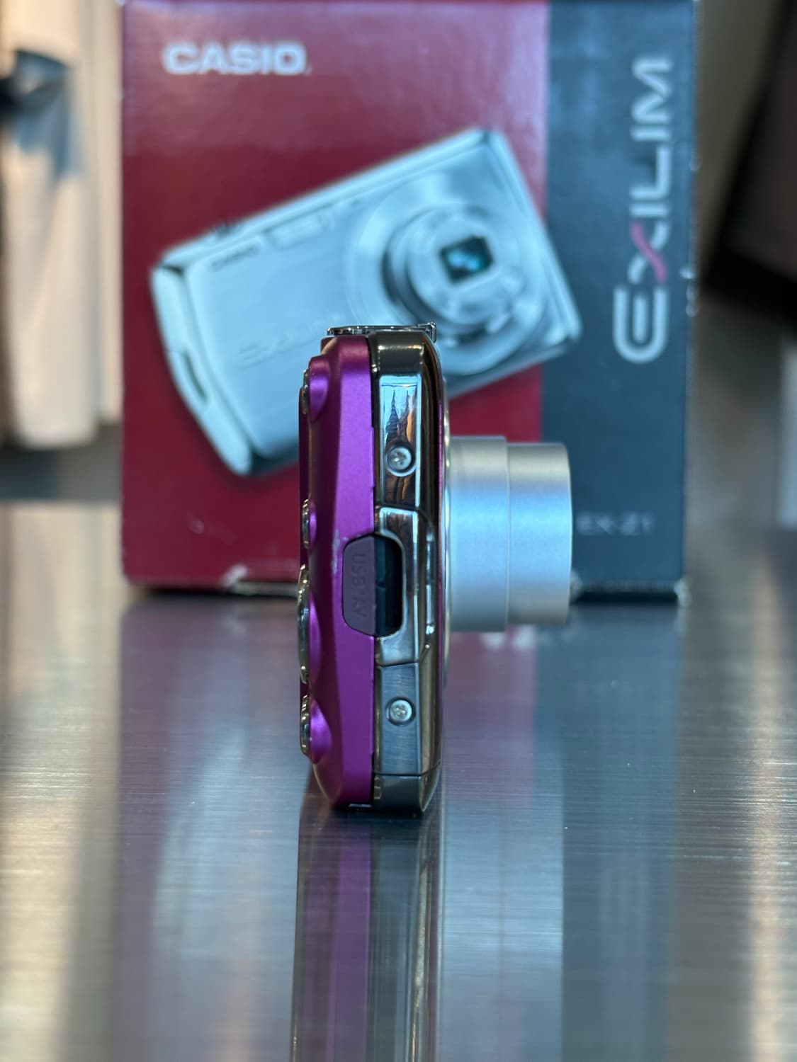 풀박/날짜표시)카시오 엑슬림 ex-z1 빈티지디카 상품이미지4