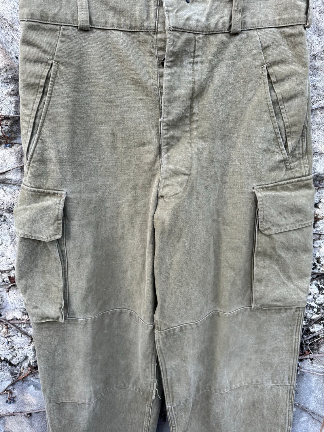40s 오리지널 프랑스군 m-47 필드 팬츠 전기형 32 상품이미지5