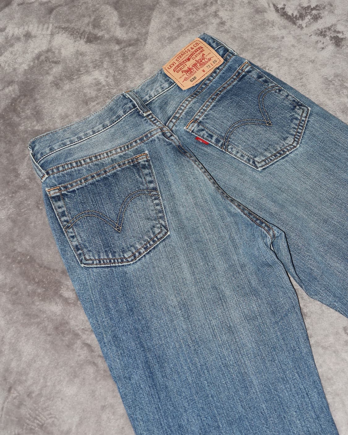 00‘s 리바이스 620 워싱 데님팬츠 [0-181] 상품이미지7