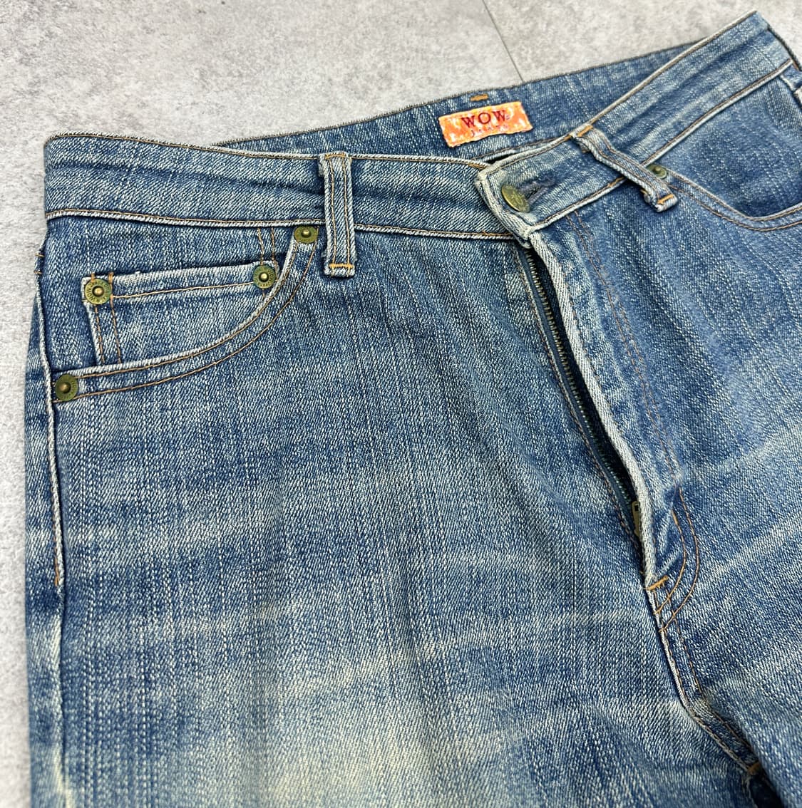 Vintage wow jeans destroyed flare denim  상품이미지5