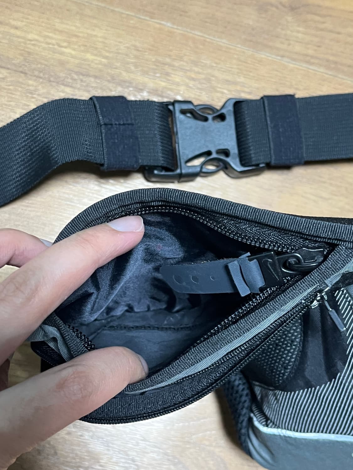 90s 빈티지 나이키 슬링백 힙색 러닝백 상품이미지3