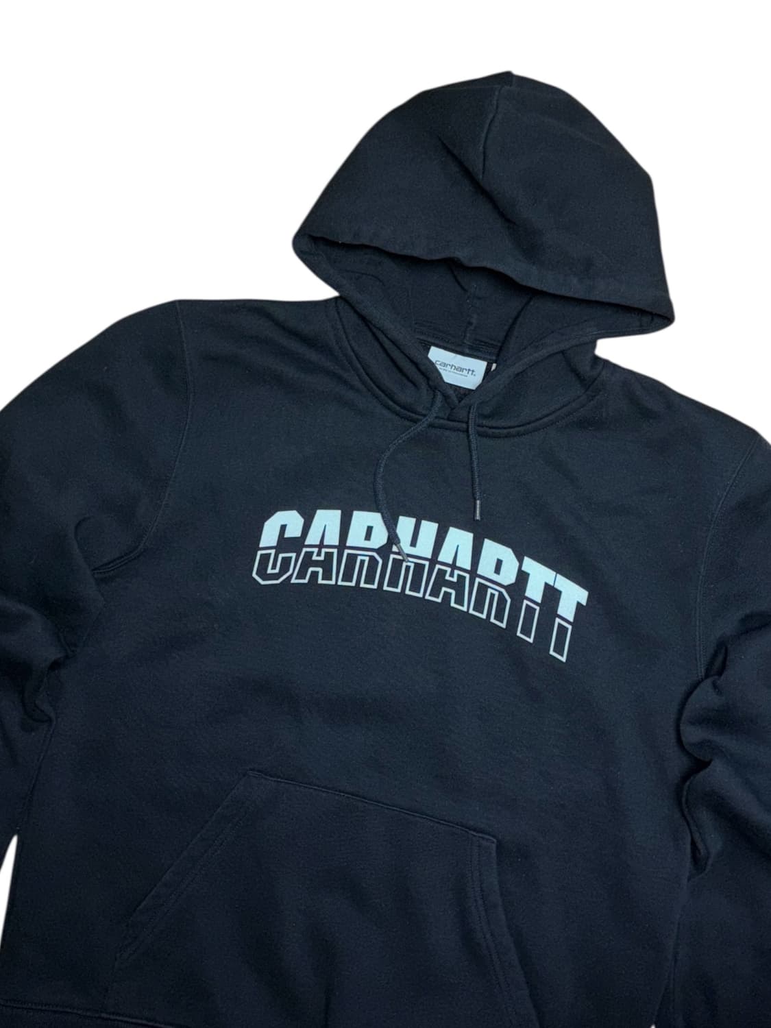 칼하트 wip 블랙 로고 후드티 상품이미지7