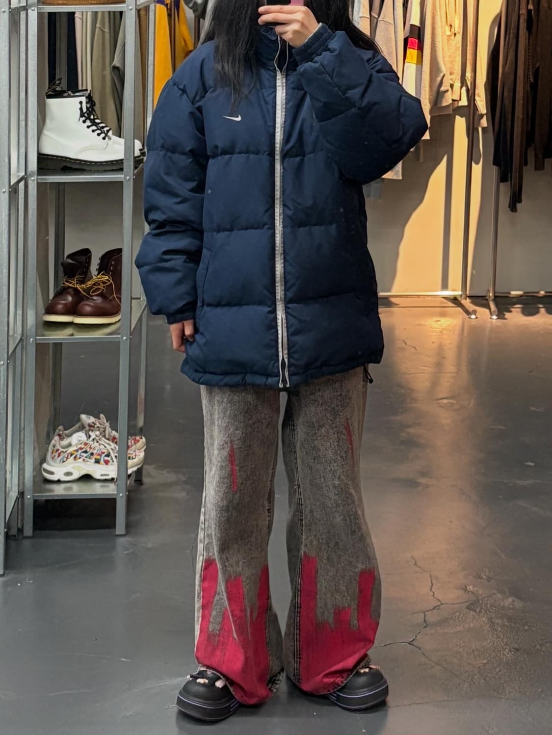 나이키 스우시 뉴챔프 덕다운 패딩 A1807 상품이미지1