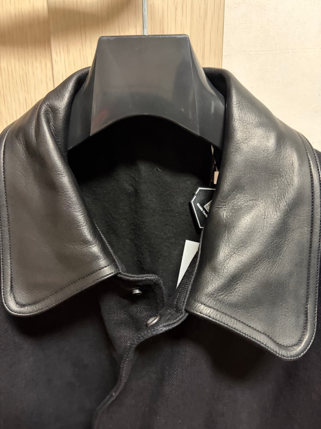 코모리 데님 레더 워크 자켓 판매합니다(2size) 상품이미지2