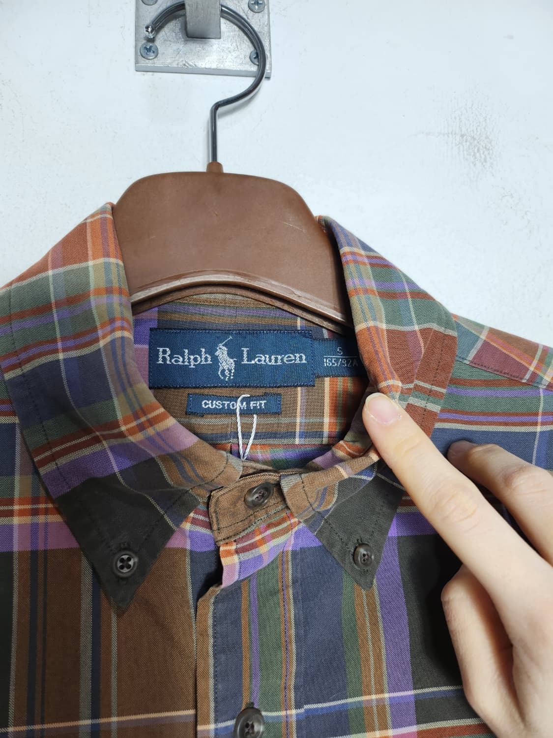 S 폴로 랄프로렌 커스텀핏 멀티 체크셔츠 상품이미지4