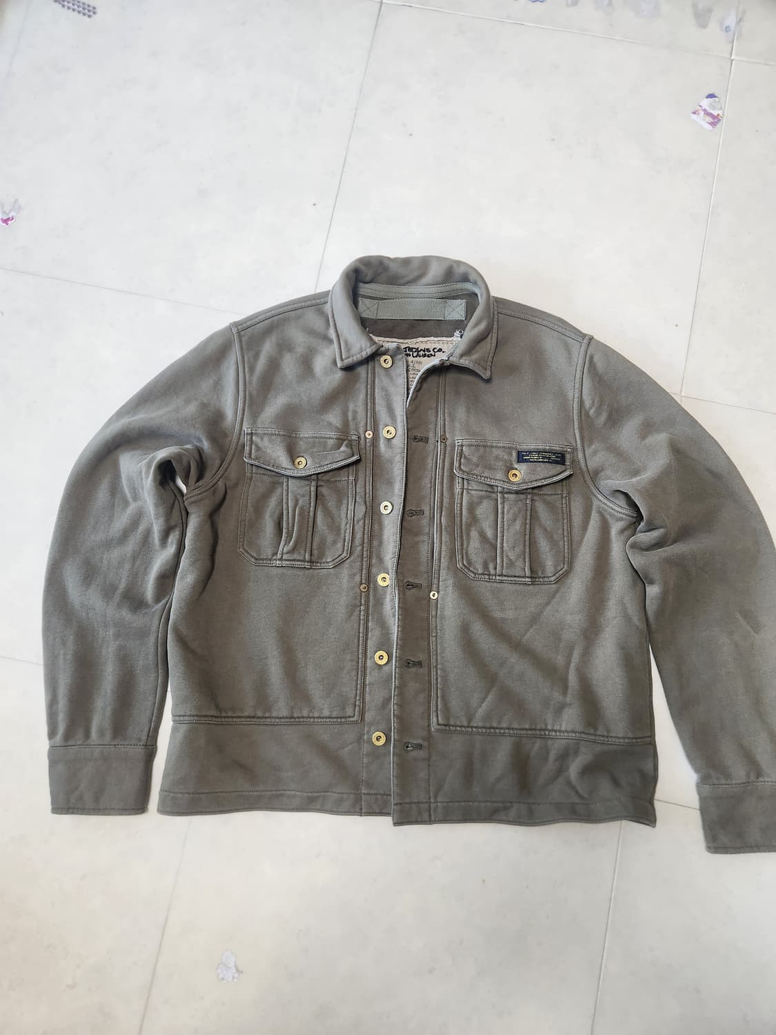 폴로100사이즈 유틸리티 트리커 자켓 카키색 상품이미지1