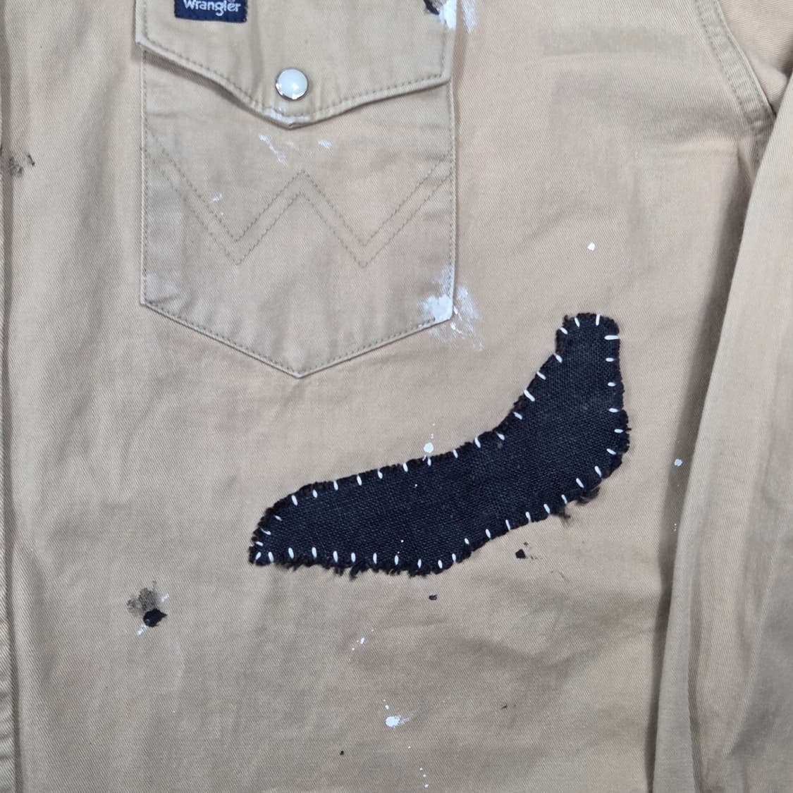 S.O/패치워크, 자수 커스텀 셔츠 상품이미지7