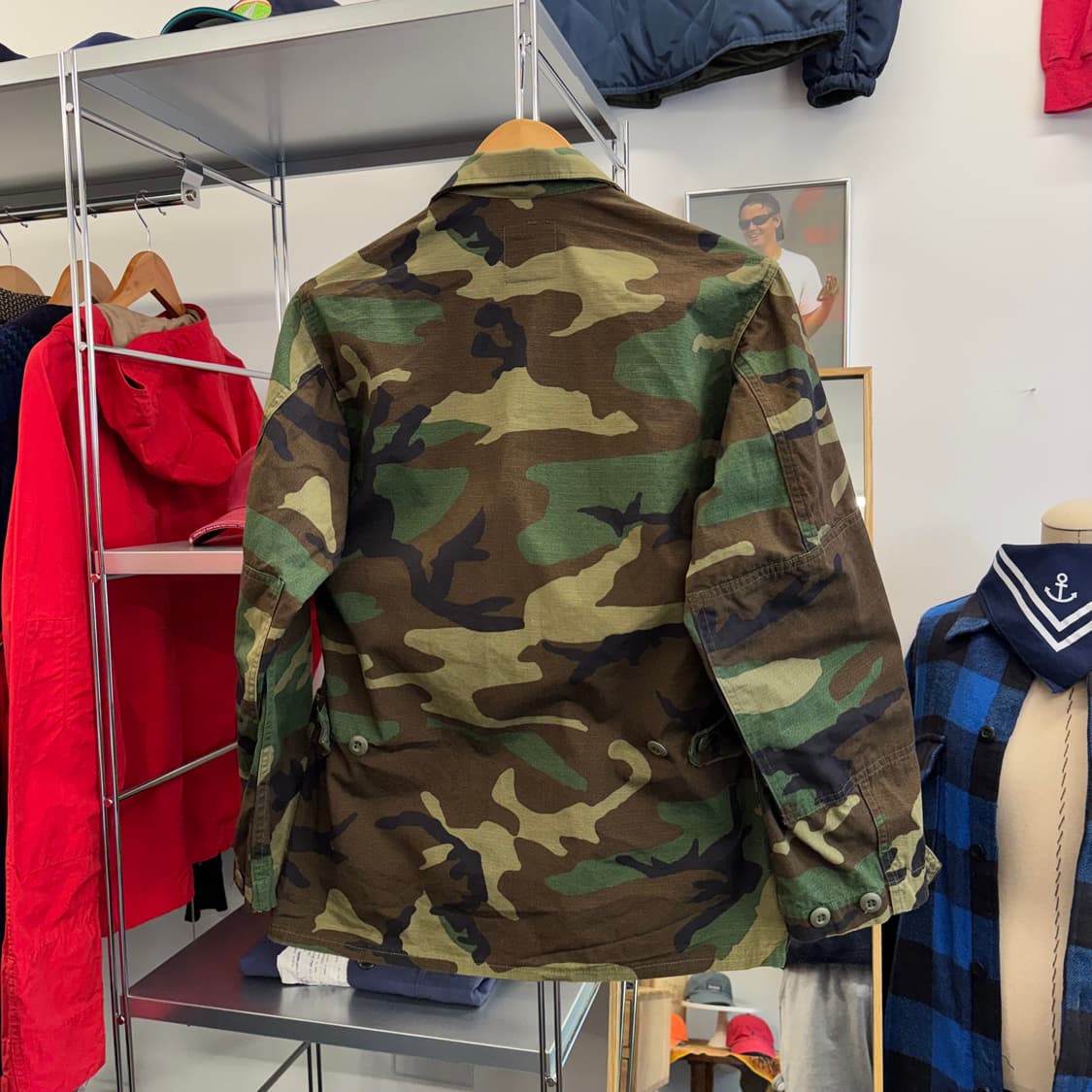 US Army 미군 우드랜드 카모 셔츠 자켓 (S)   상품이미지3
