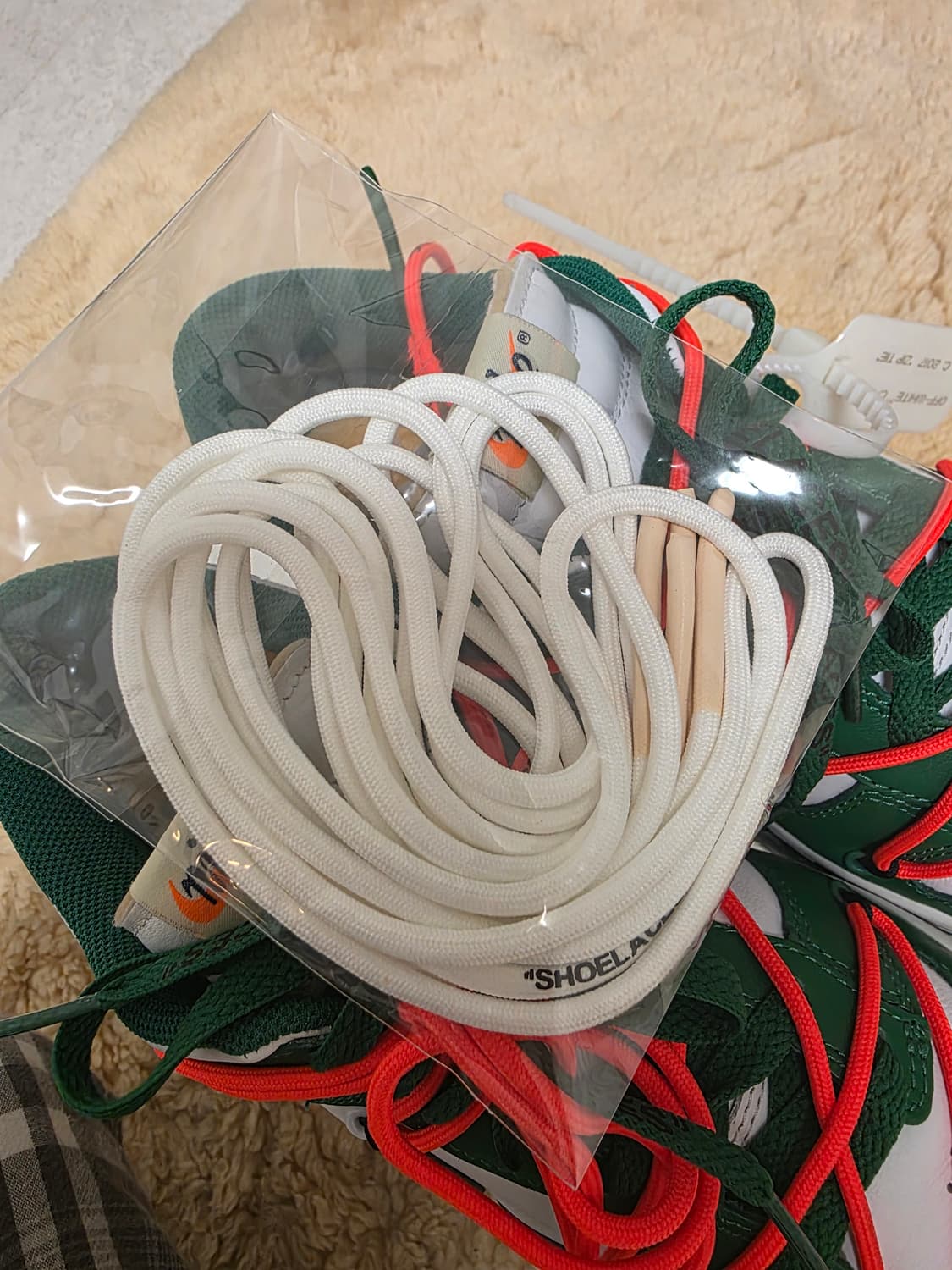 나이키 오프화이트 덩크 그린 270 상품이미지4