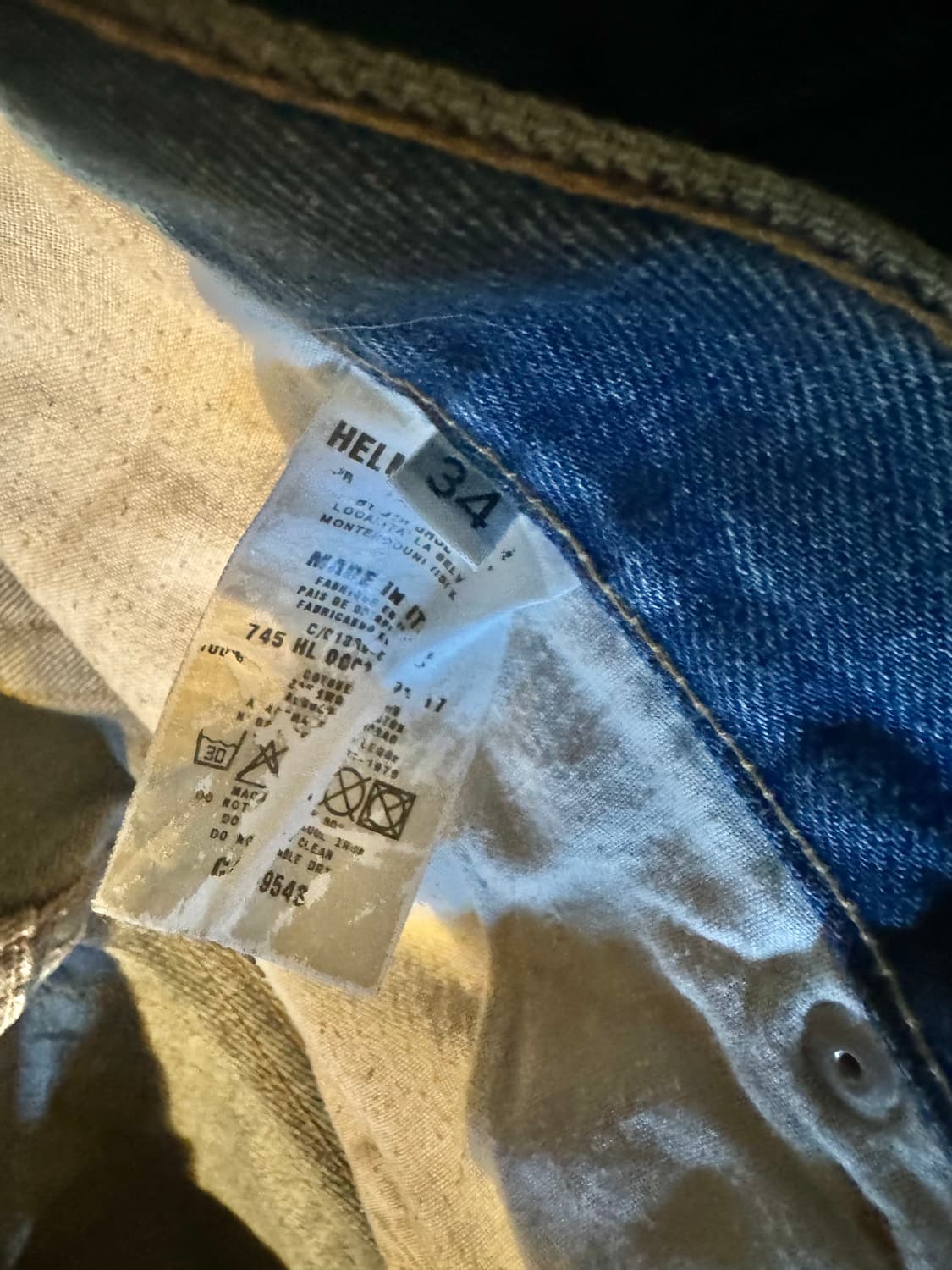 헬무트 랑 Helmut Lang 페인터 진 데님 빈티지 헬무트 랭 상품이미지8