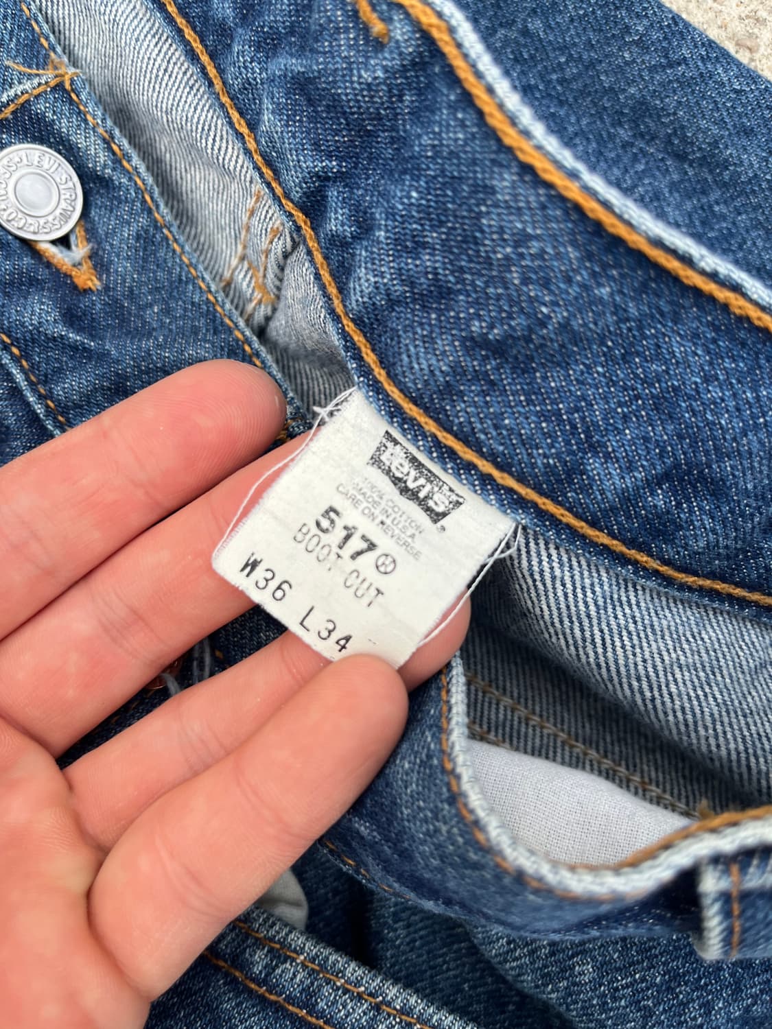 90s Levi's 517 (Made in Usa) 상품이미지8