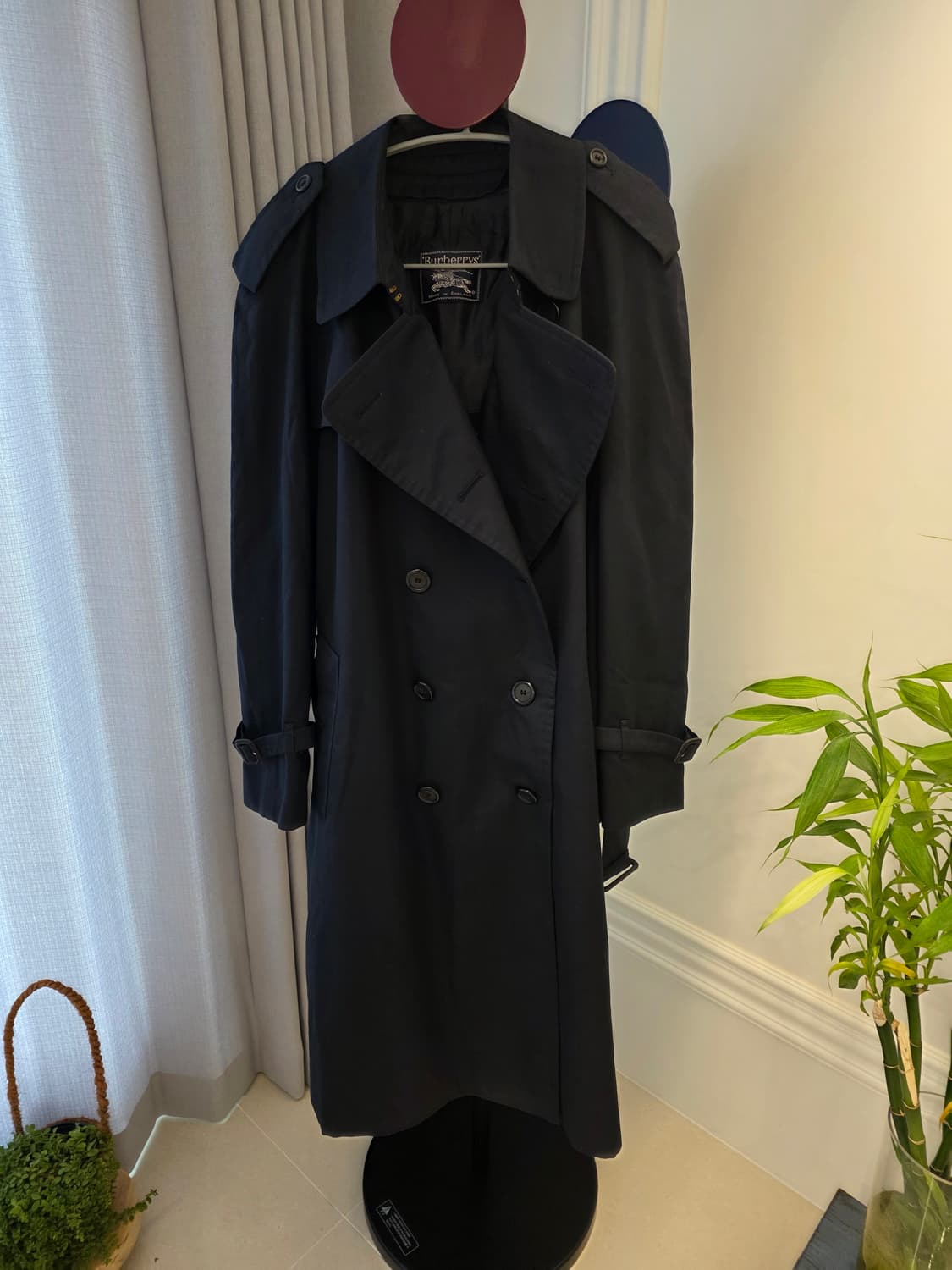 버버리 네이비 빈티지 트렌치코트 BURBERRY Navy Vintage 상품이미지1