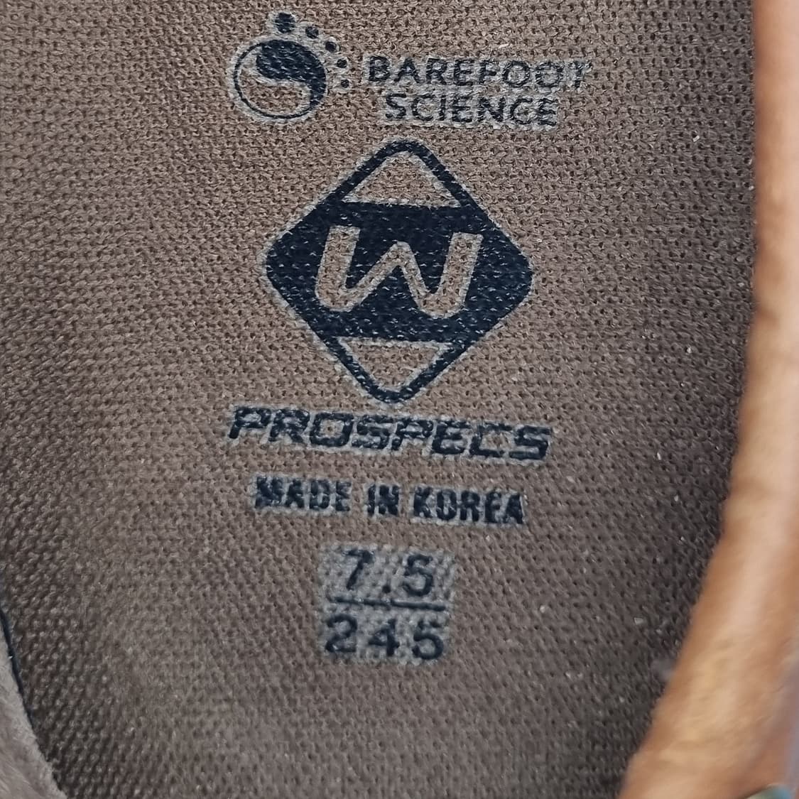 ooo 프로스펙스 베어풋 워킹화245 상품이미지6