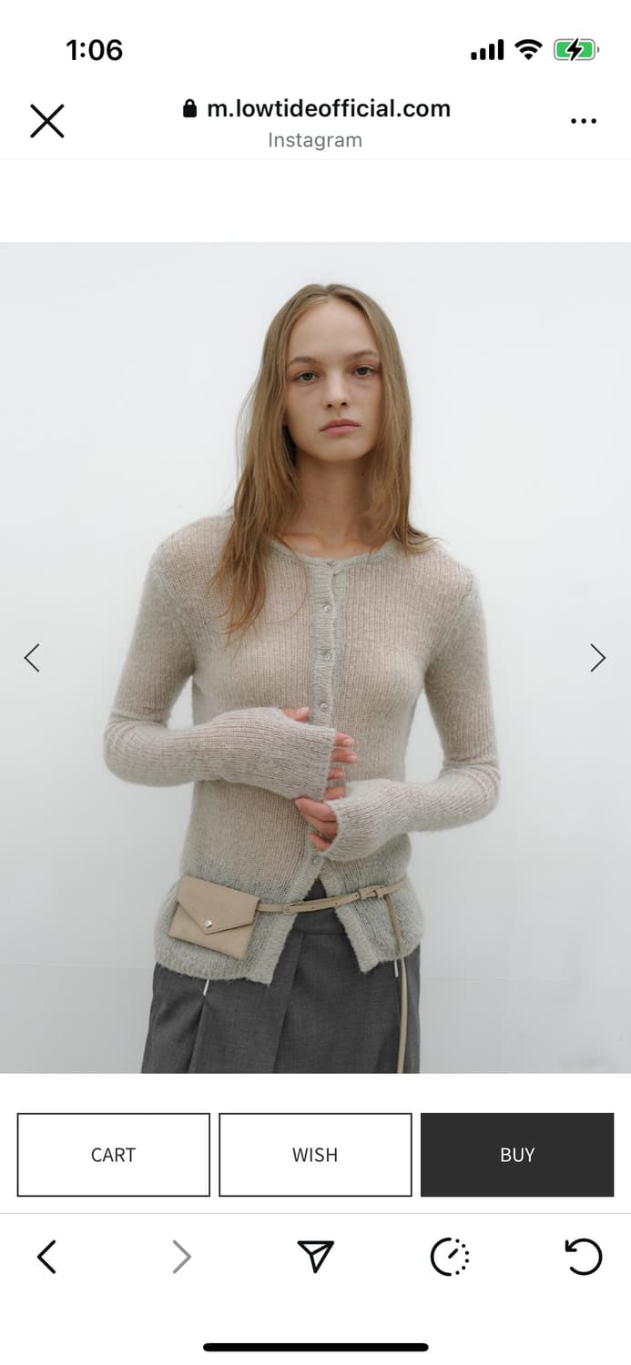 Lowtide 로우타이드 ALPACA HAND WARMER KNIT [G 상품이미지1