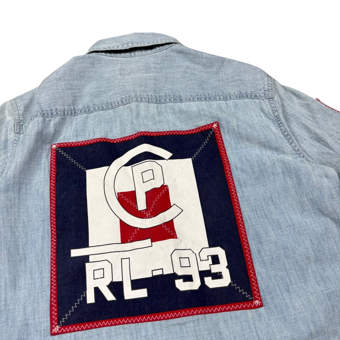 폴로 랄프로렌 RL-93 샴브레이 반팔 셔츠 상품이미지2