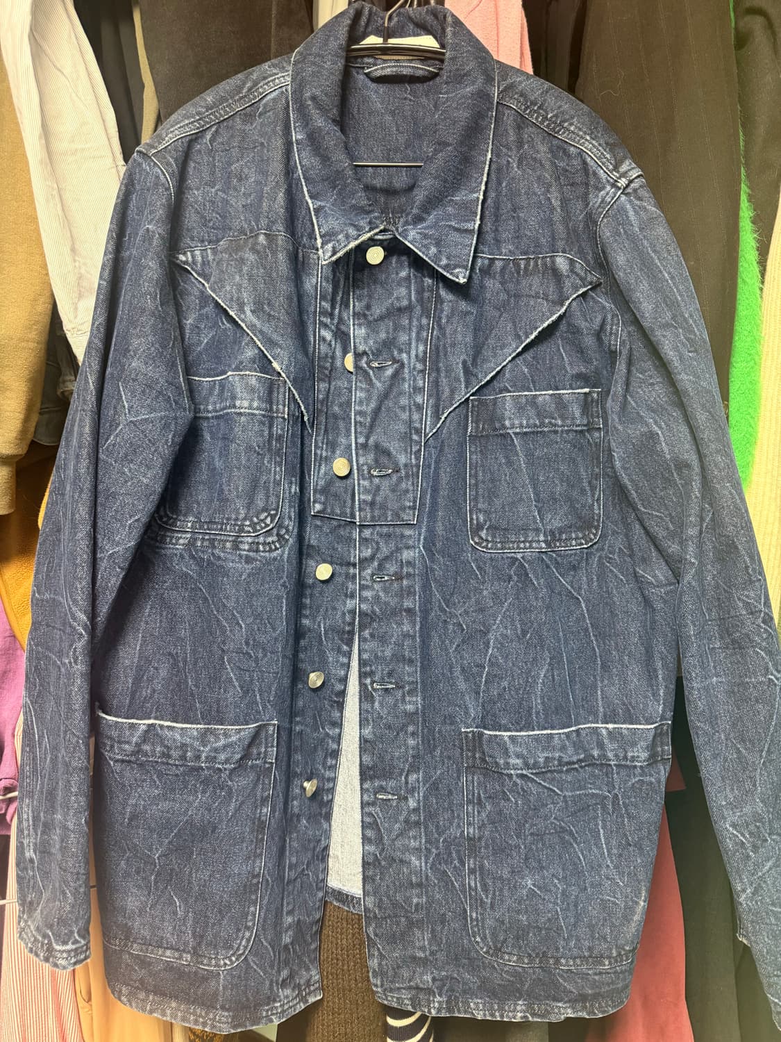 나마체코 칼범 데님 자켓 m 상품이미지1