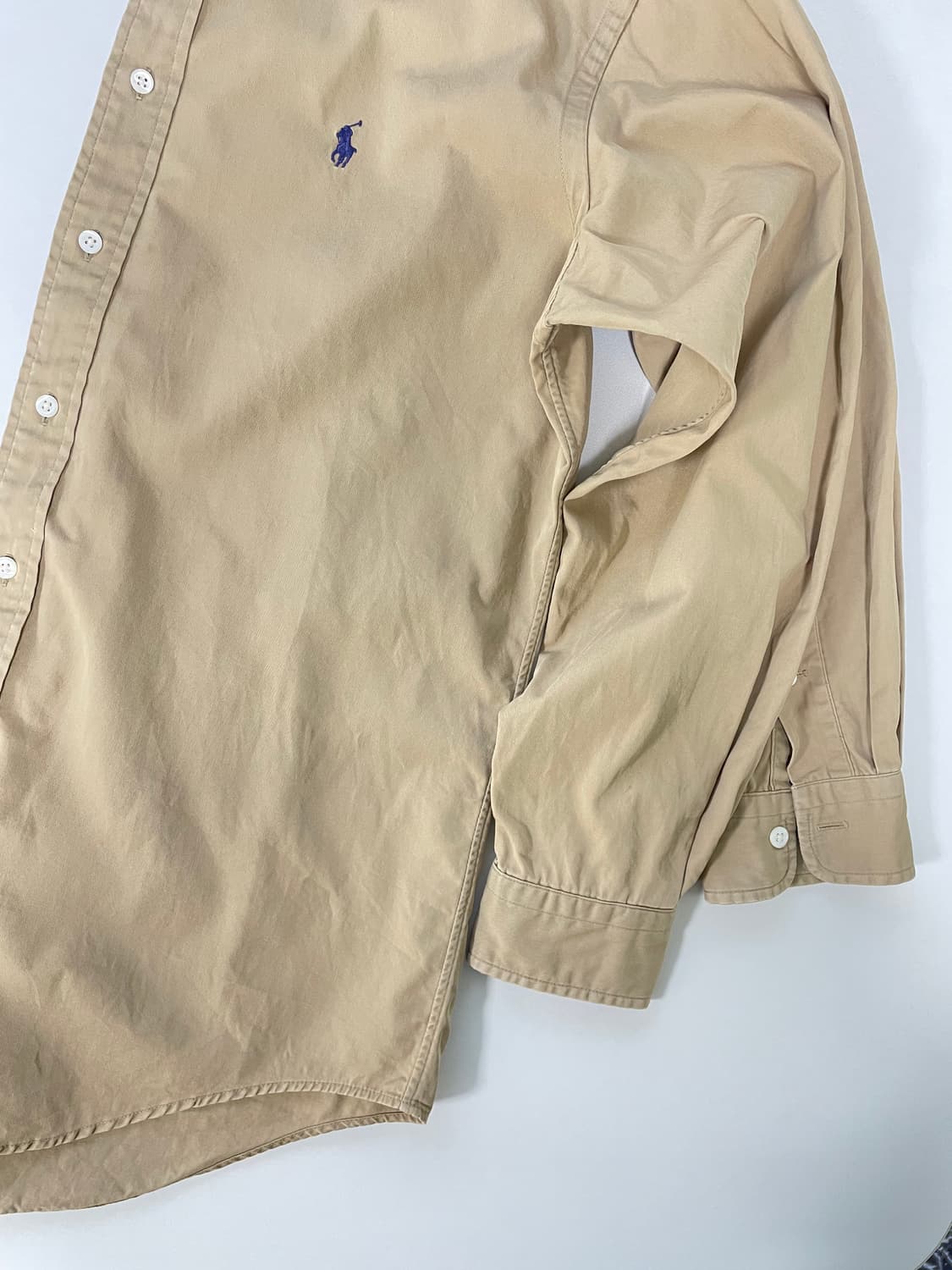 [M] 폴로 랄프로렌 코튼 솔리드 셔츠 클래식핏 상품이미지4