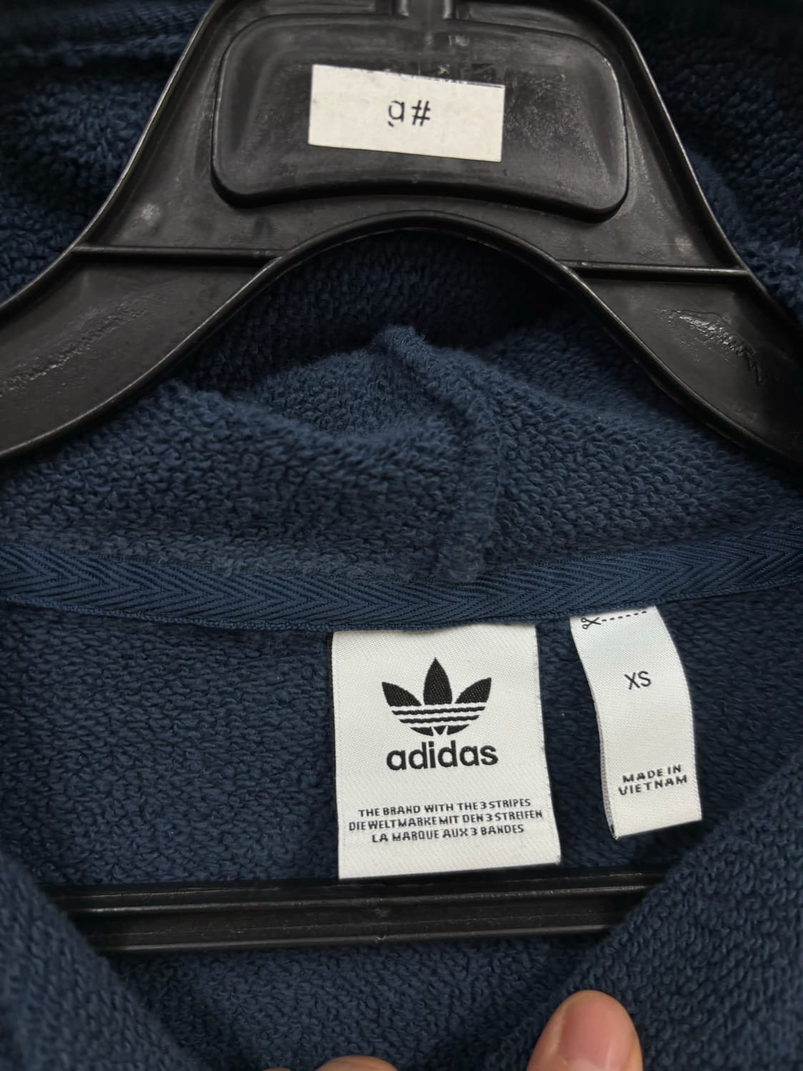 아디다스 우먼 크롭 후드티 상품이미지4