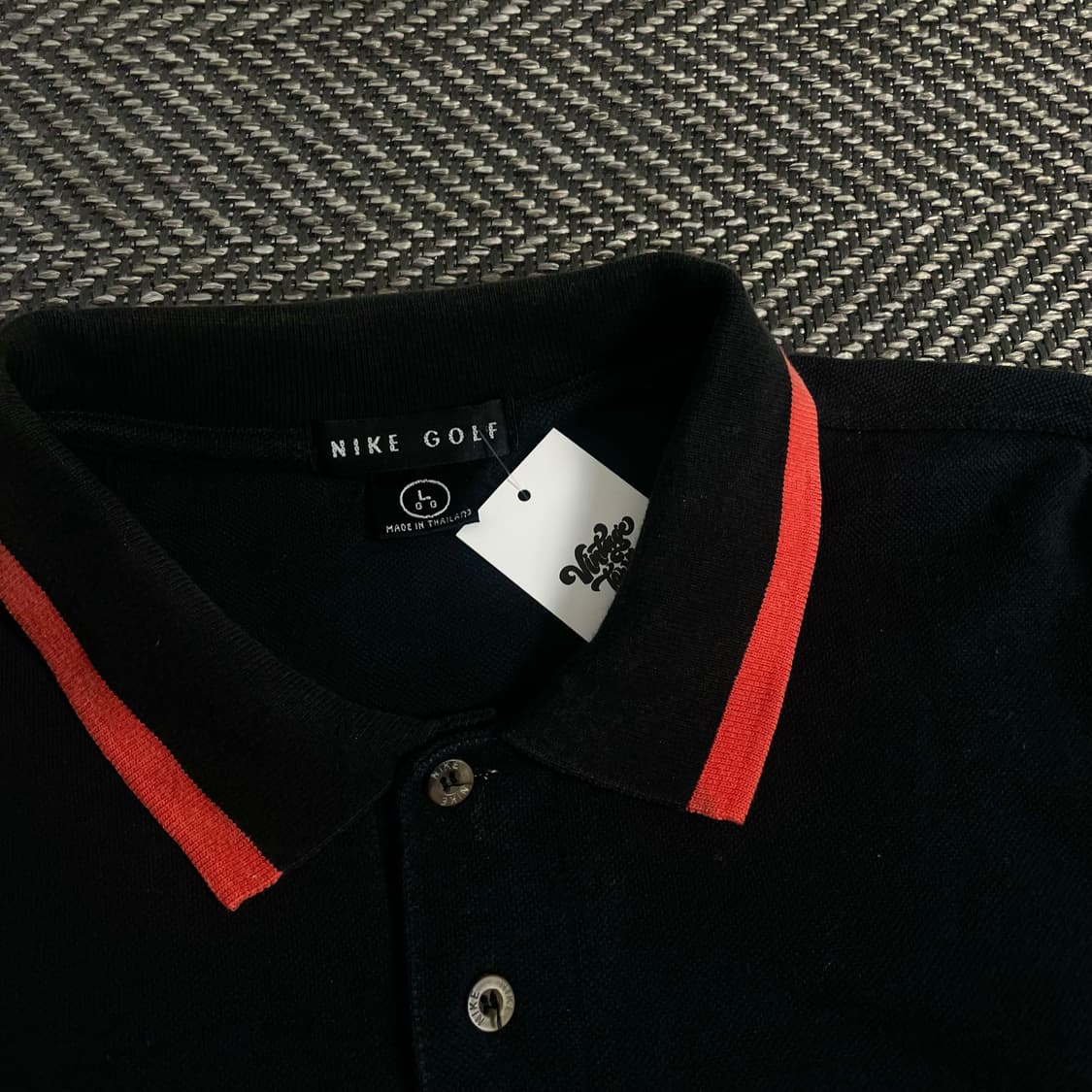 00s 나이키 센터 스우시 박시핏 카라 티셔츠o 3583 상품이미지4