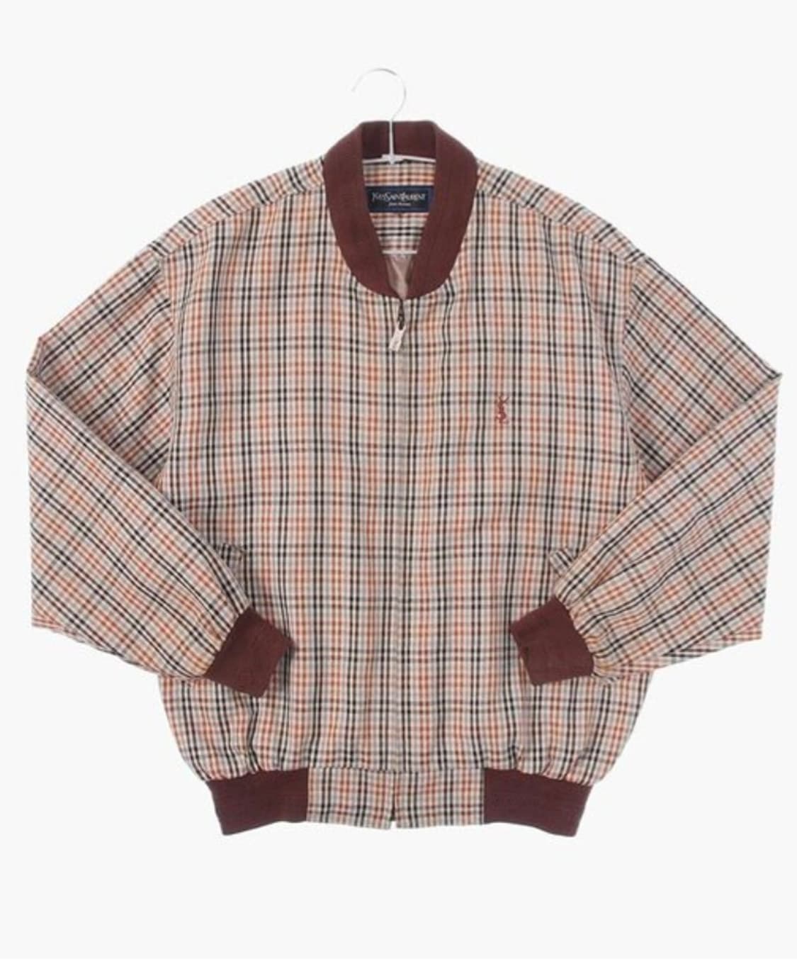 YSL 남성체크 봄버자켓 105 상품이미지1