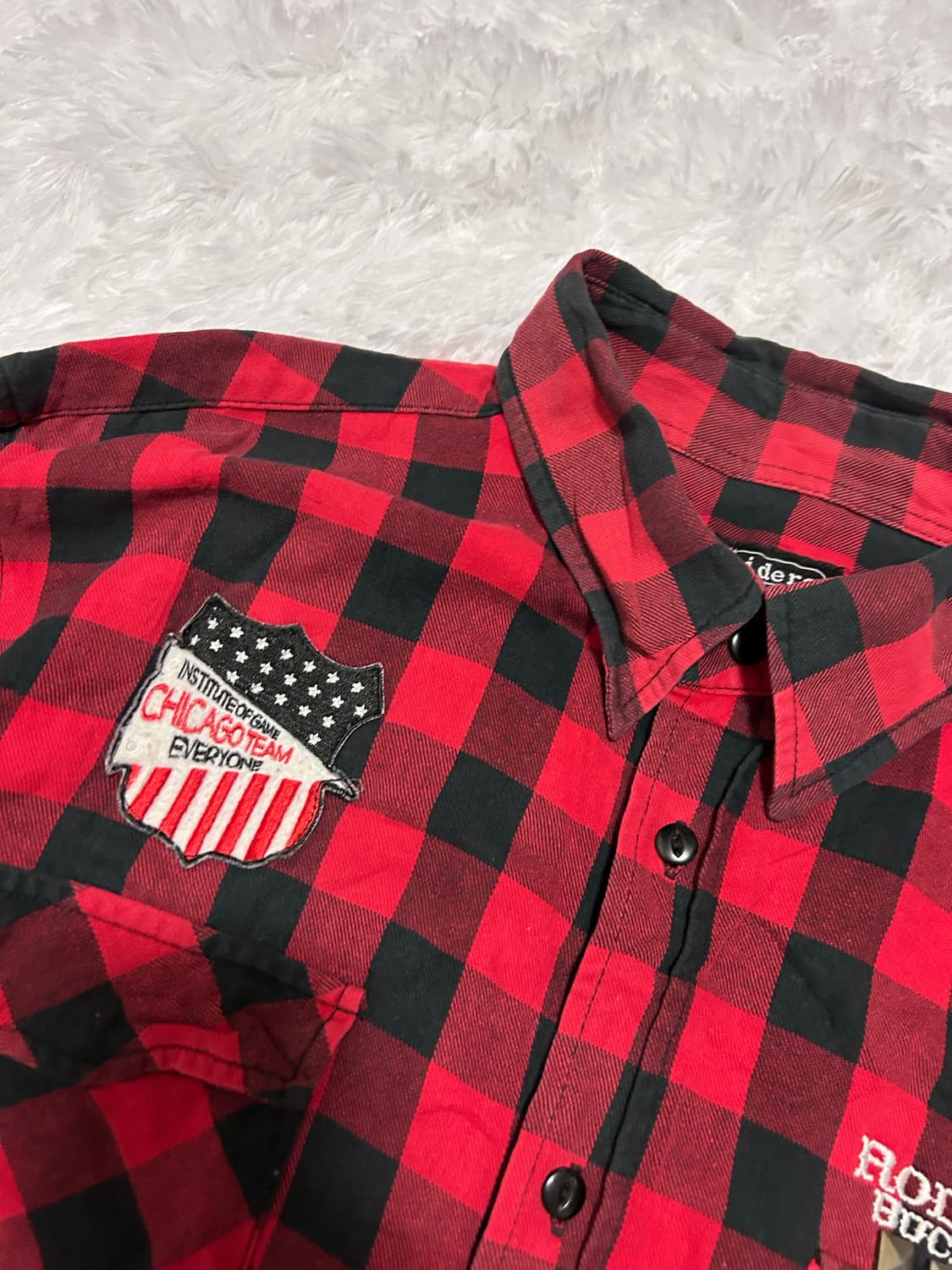red check punk shirt 상품이미지2