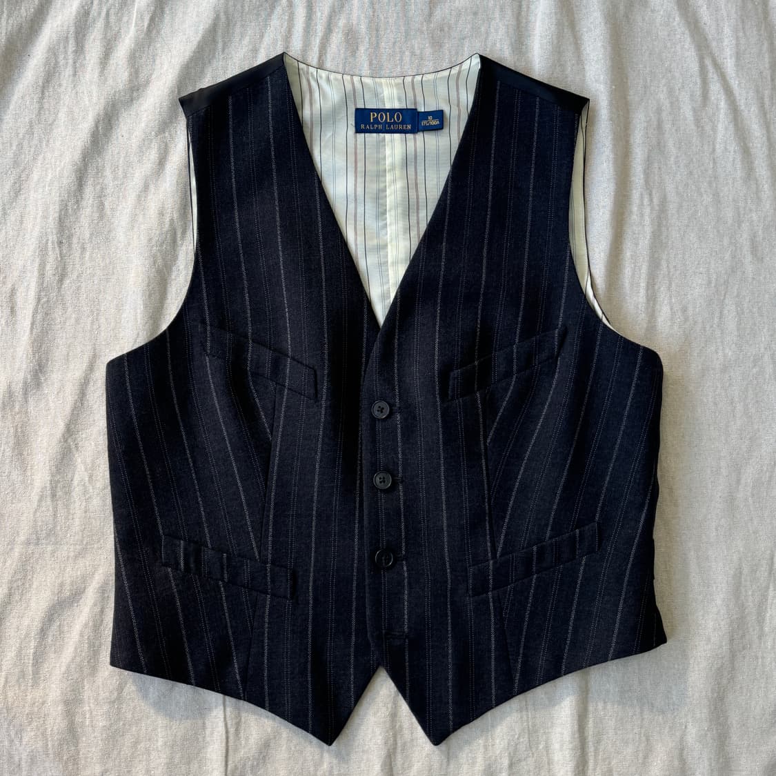 폴로랄프로렌 스트라이프 배색 베스트 10(90~95) 상품이미지1