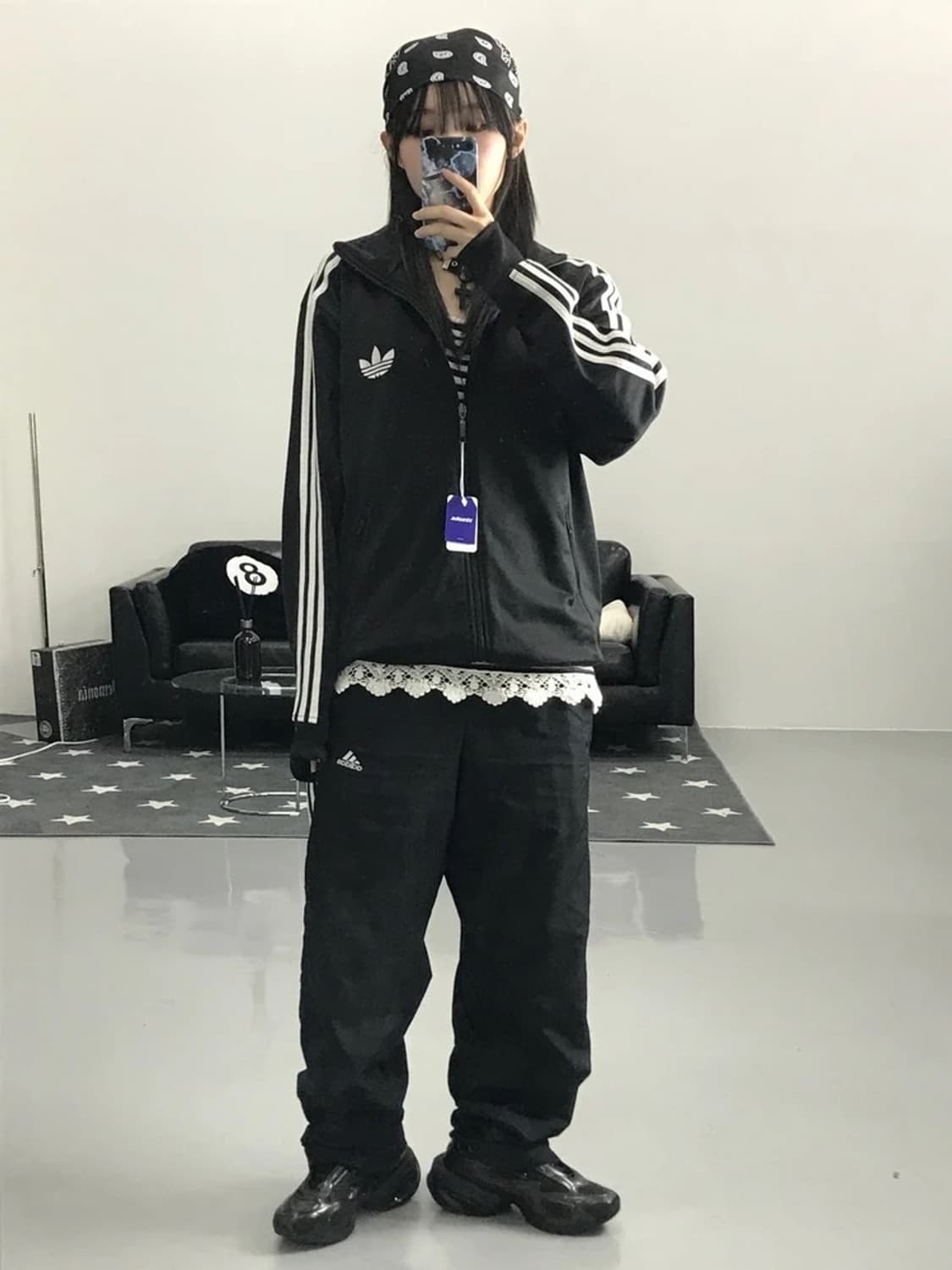  아디다스 파이어버드 블랙 져지 상품이미지1