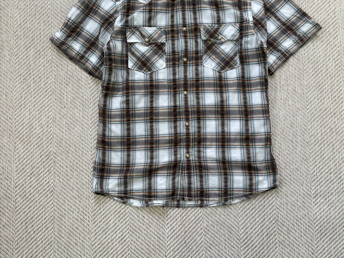 디키즈 웨스턴 체크 반팔 셔츠 J04204 상품이미지2