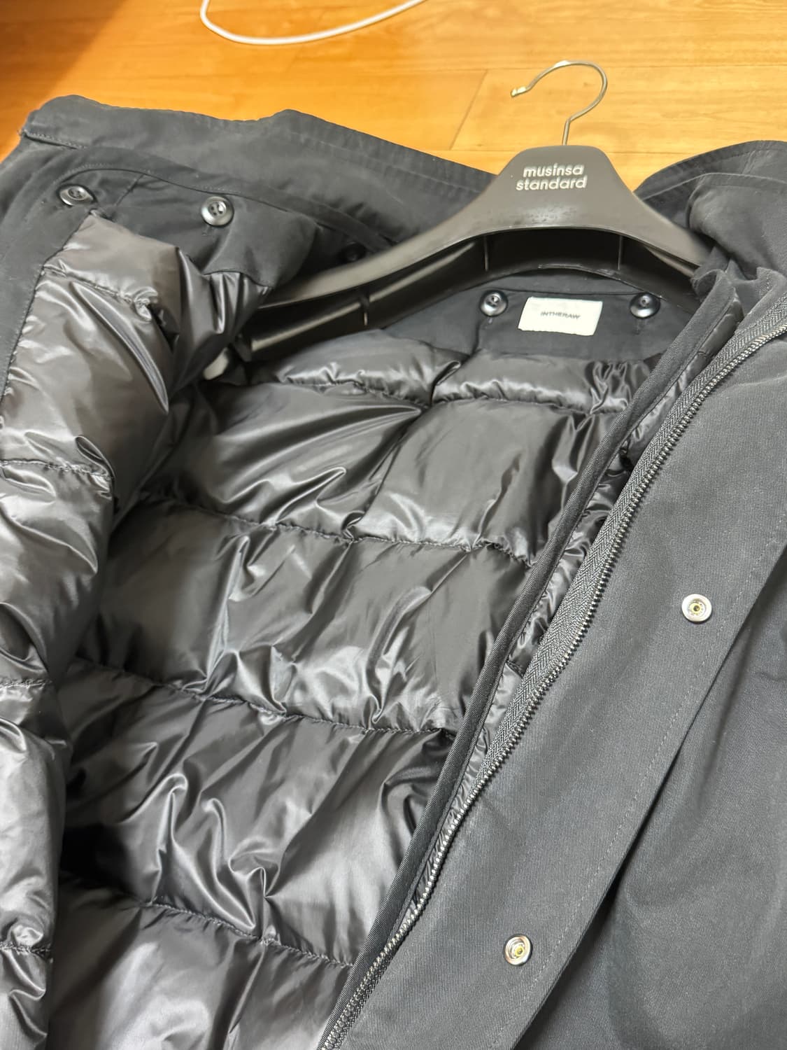 인더로우 M65 필드 모즈 파카 블랙 3사이즈 상품이미지2