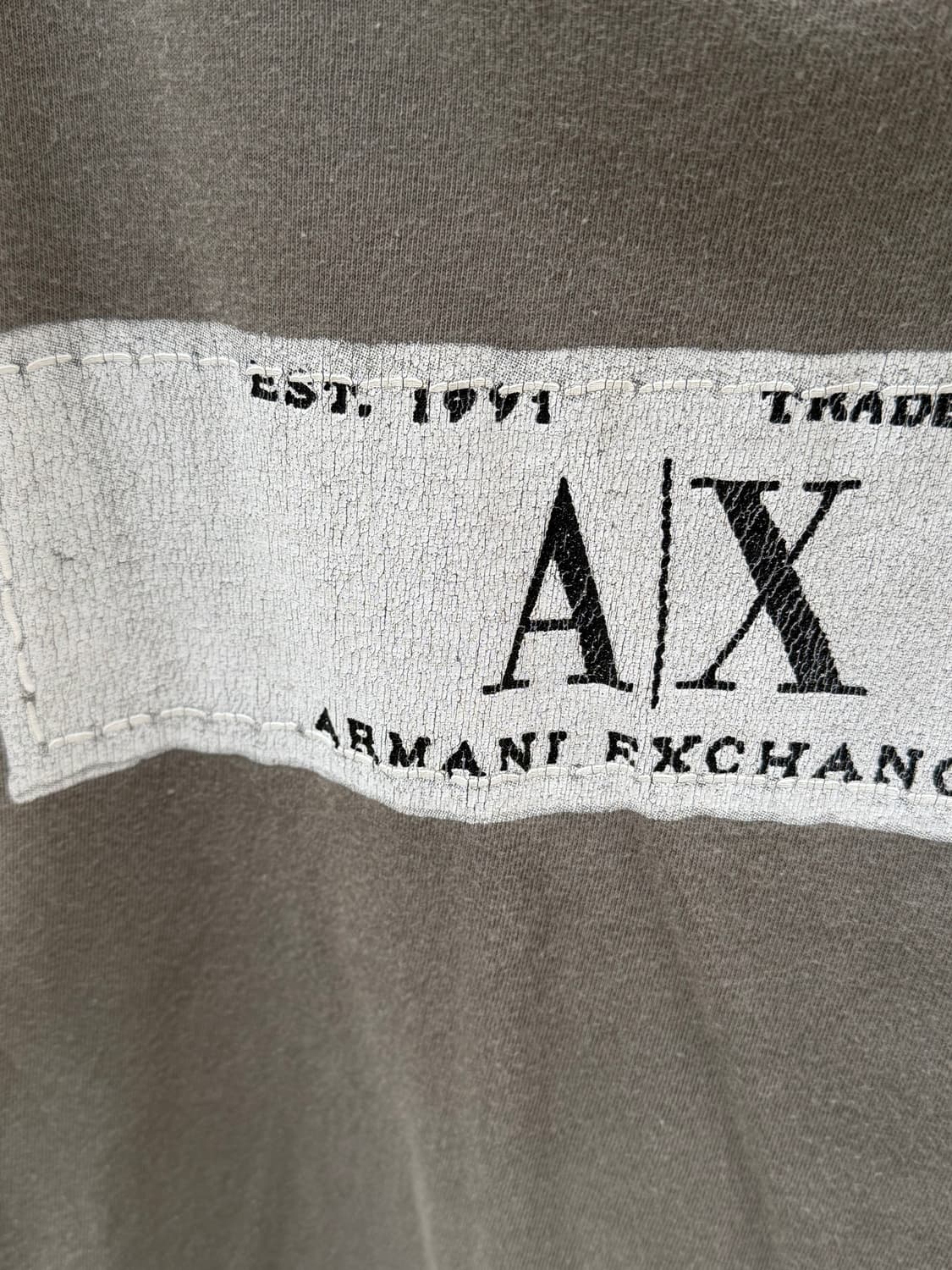 아르마니 익스체인지 트롱프뢰유 티셔츠 (튜블러) 상품이미지6