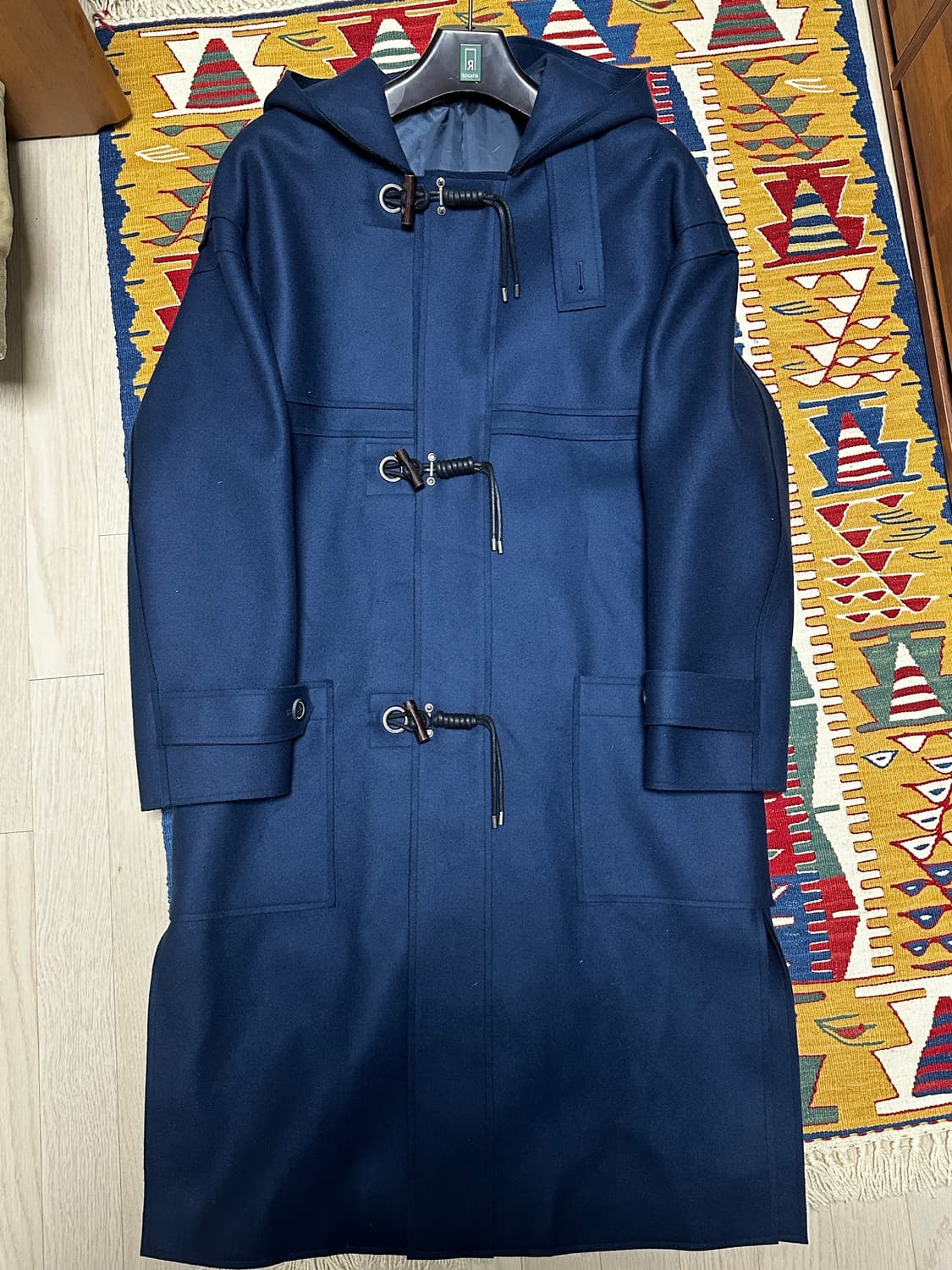 디앤써 DNSR 캐시펠트 후드 더플 코트 상품이미지2