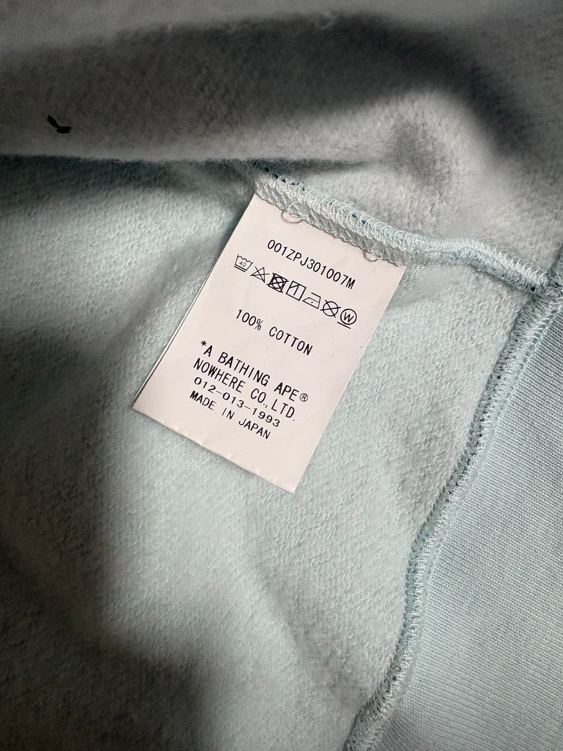 베이프 abc 카모 청계 후드집업 판매합니다:) 상품이미지4